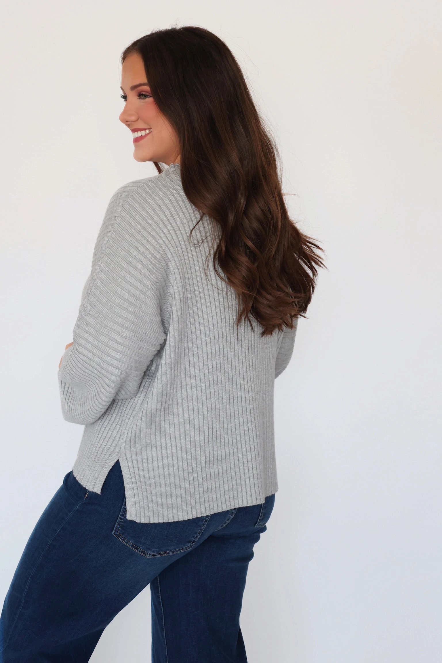 Relaxed Tee Stylish Look All Day Ribbed Top (FINAL SALE)