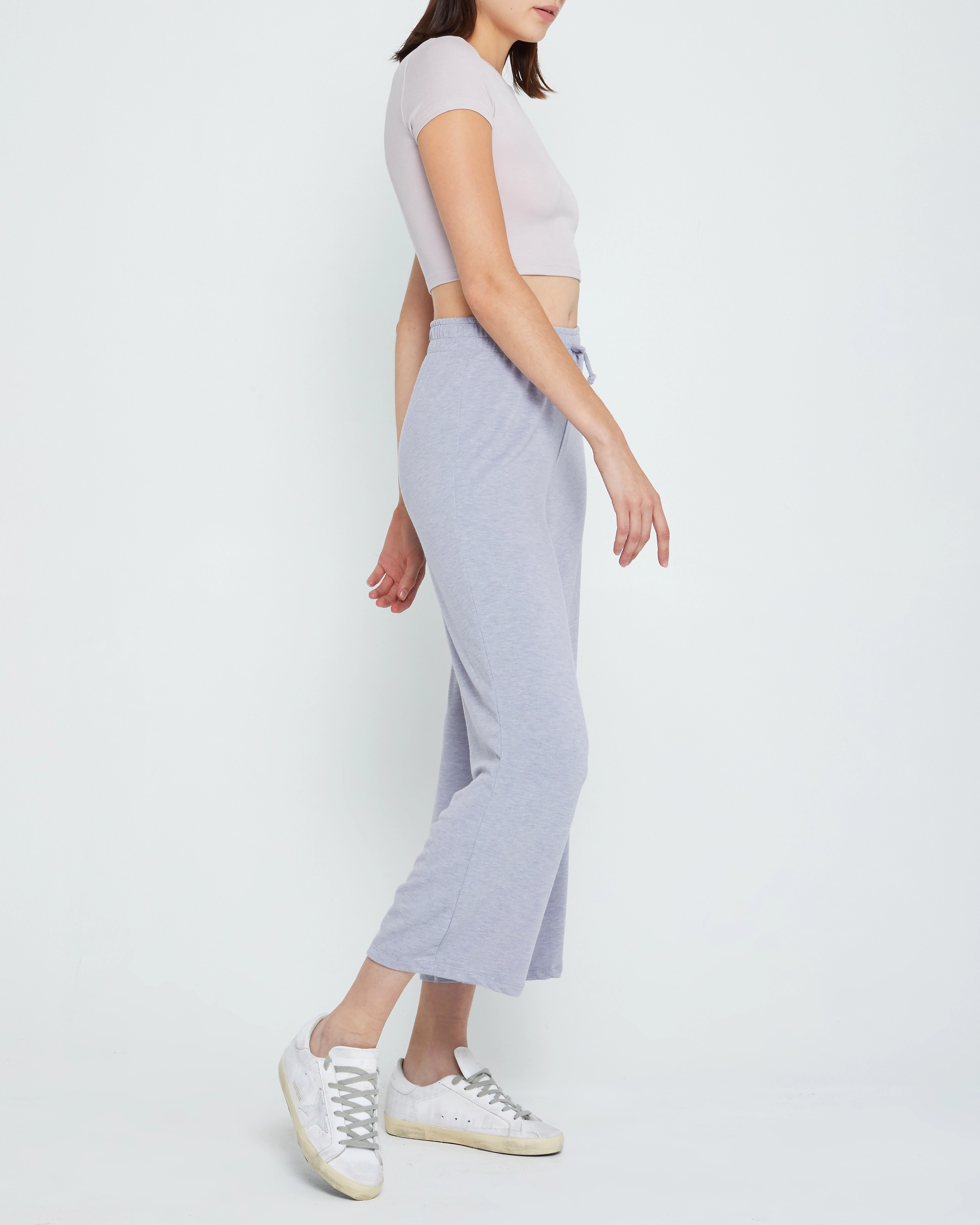 Reinforced Stitching Lounge Around Ankle Sweatpant