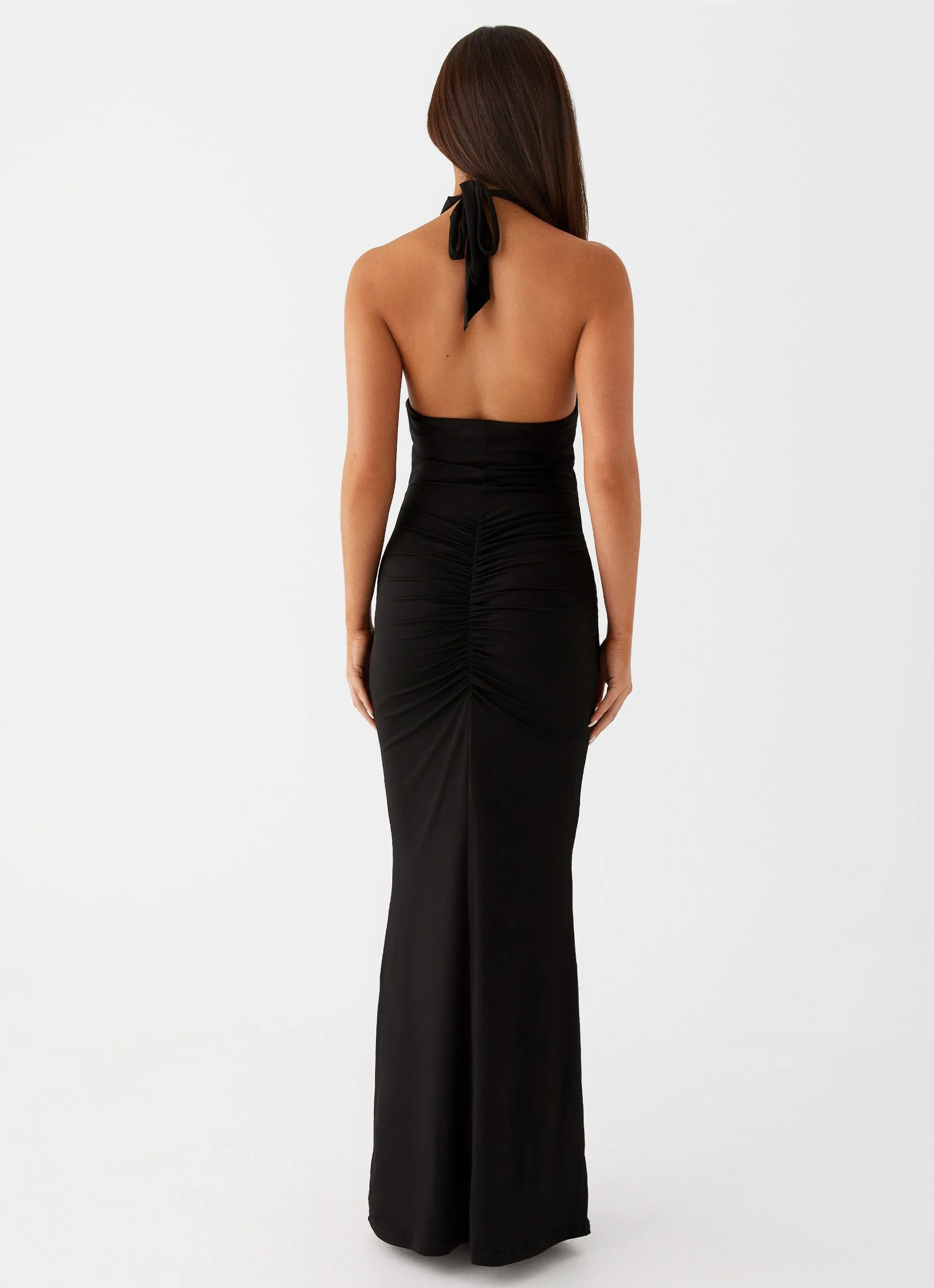 Casual Look Allanna Frill Maxi Dress - Black