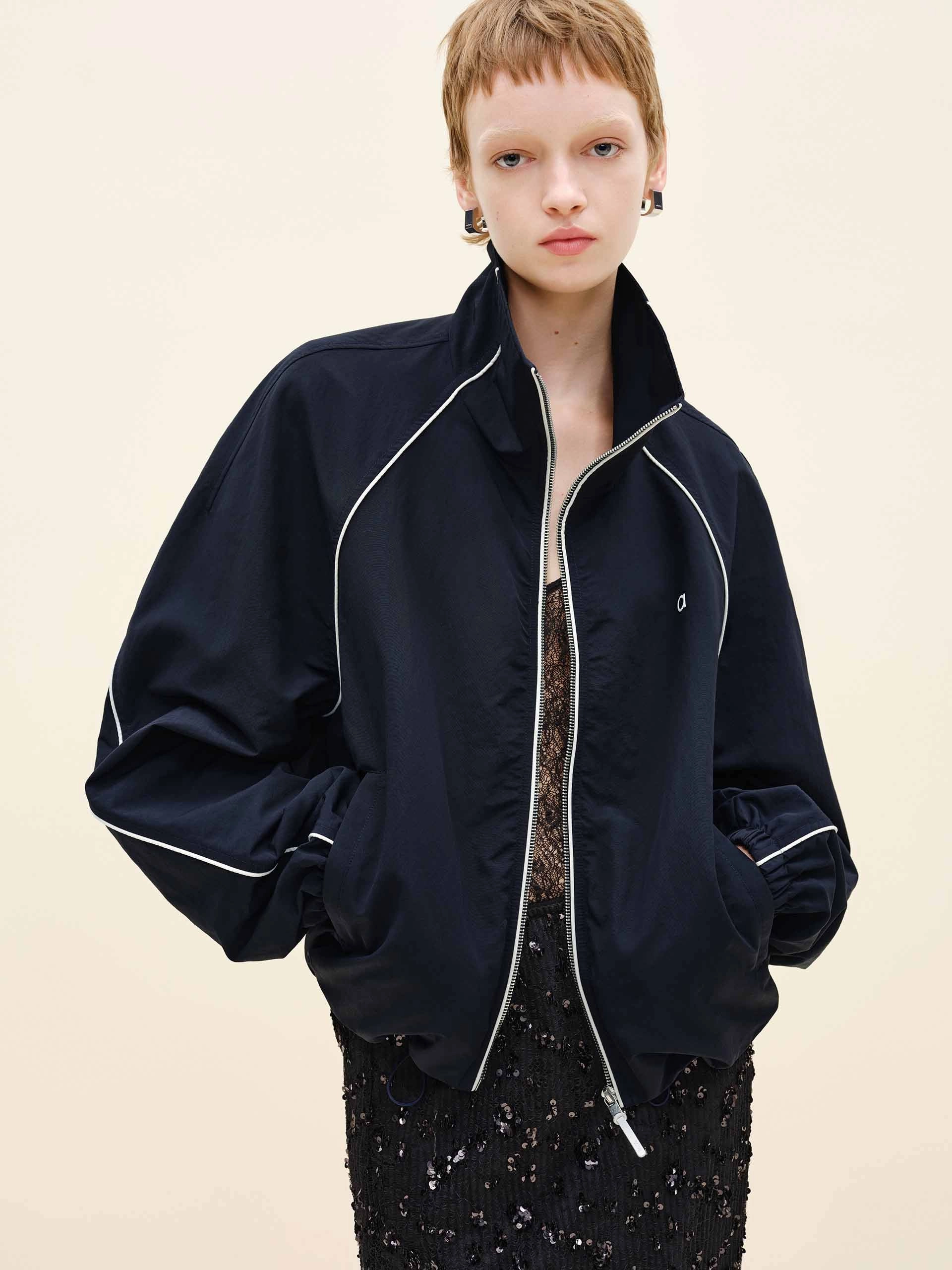 Zipper Closure Sport Jacket TearResistantFabric Anti Snag Fabric