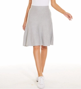 Timeless Comfort Machine washable AMAZING MM SKIRT - SUMMER STYLE HEATHER GREY