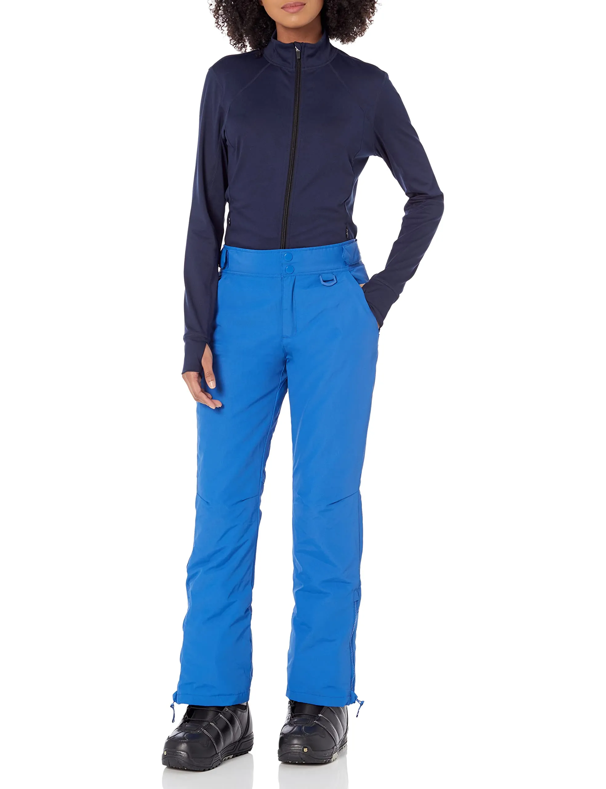 Amazon Essentials Women's Water-Resistant Full-Length Insulated Snow Pants, Royal Blue, XX-Large