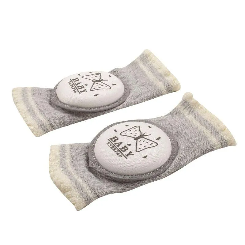 Amchi Baby 1 Pair Anti-Slip Padded Baby Knee Pads for Crawling - 0 to 3 Years