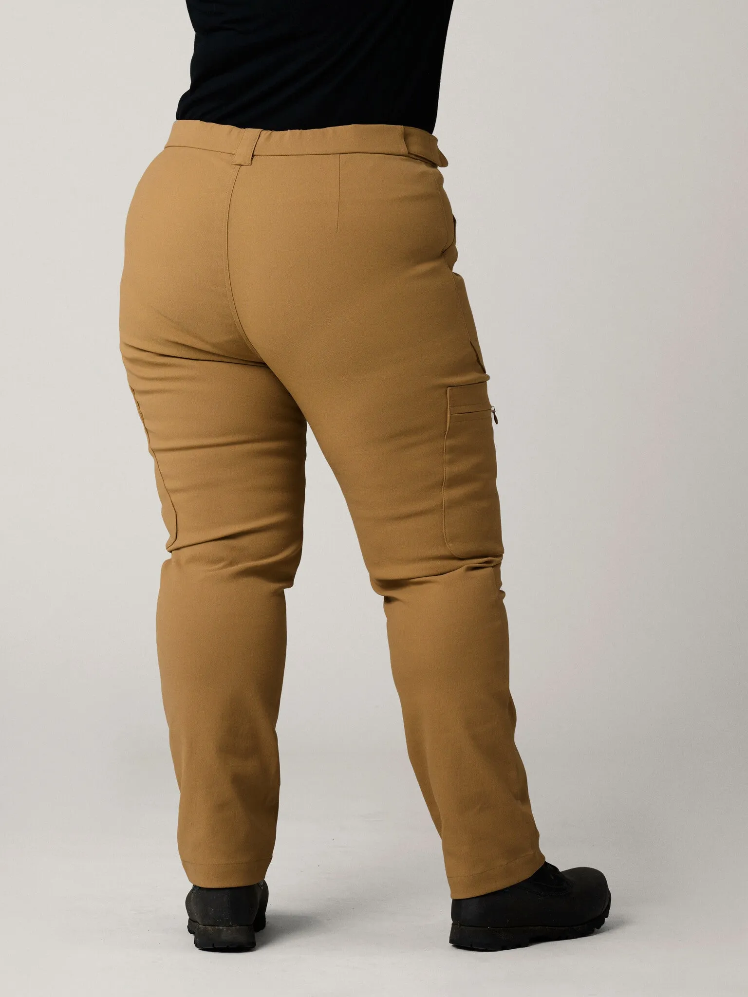 Amelia Hiking Pants with Adjustable Waist Camel