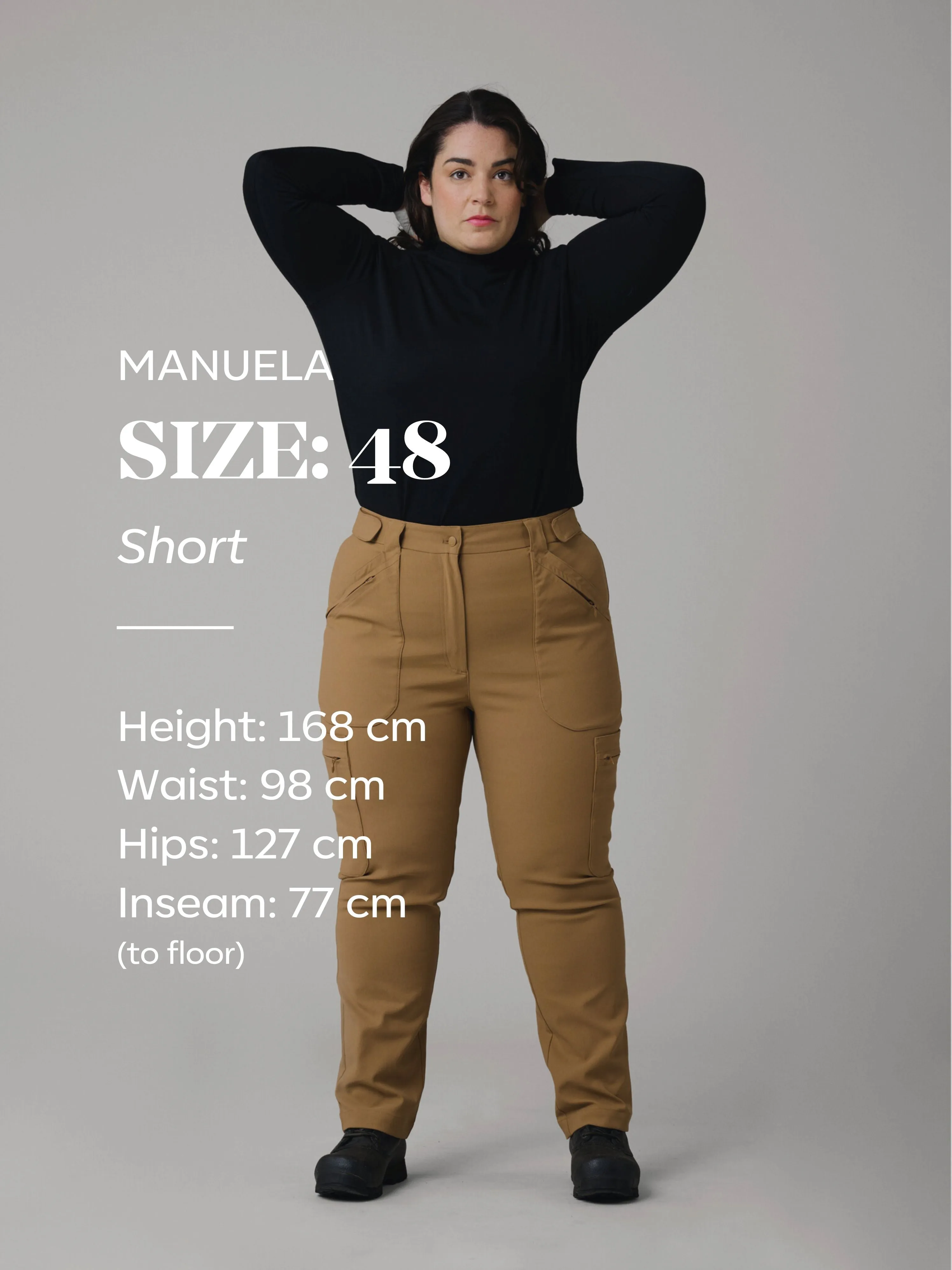 Amelia Hiking Pants with Adjustable Waist Camel