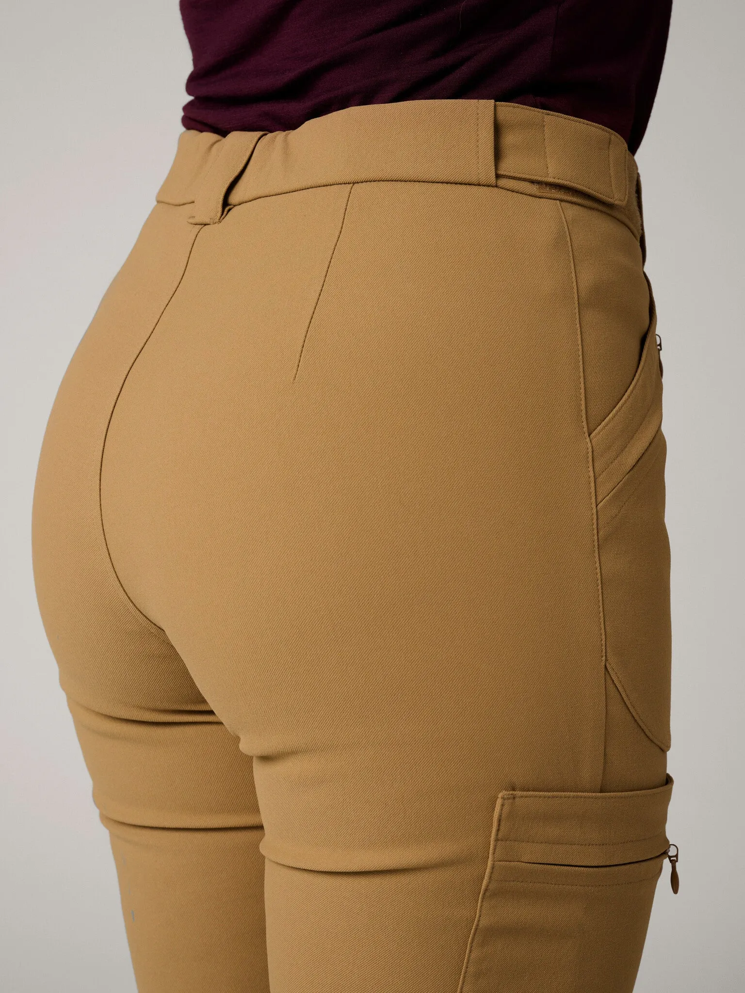 Amelia Hiking Pants with Adjustable Waist Camel