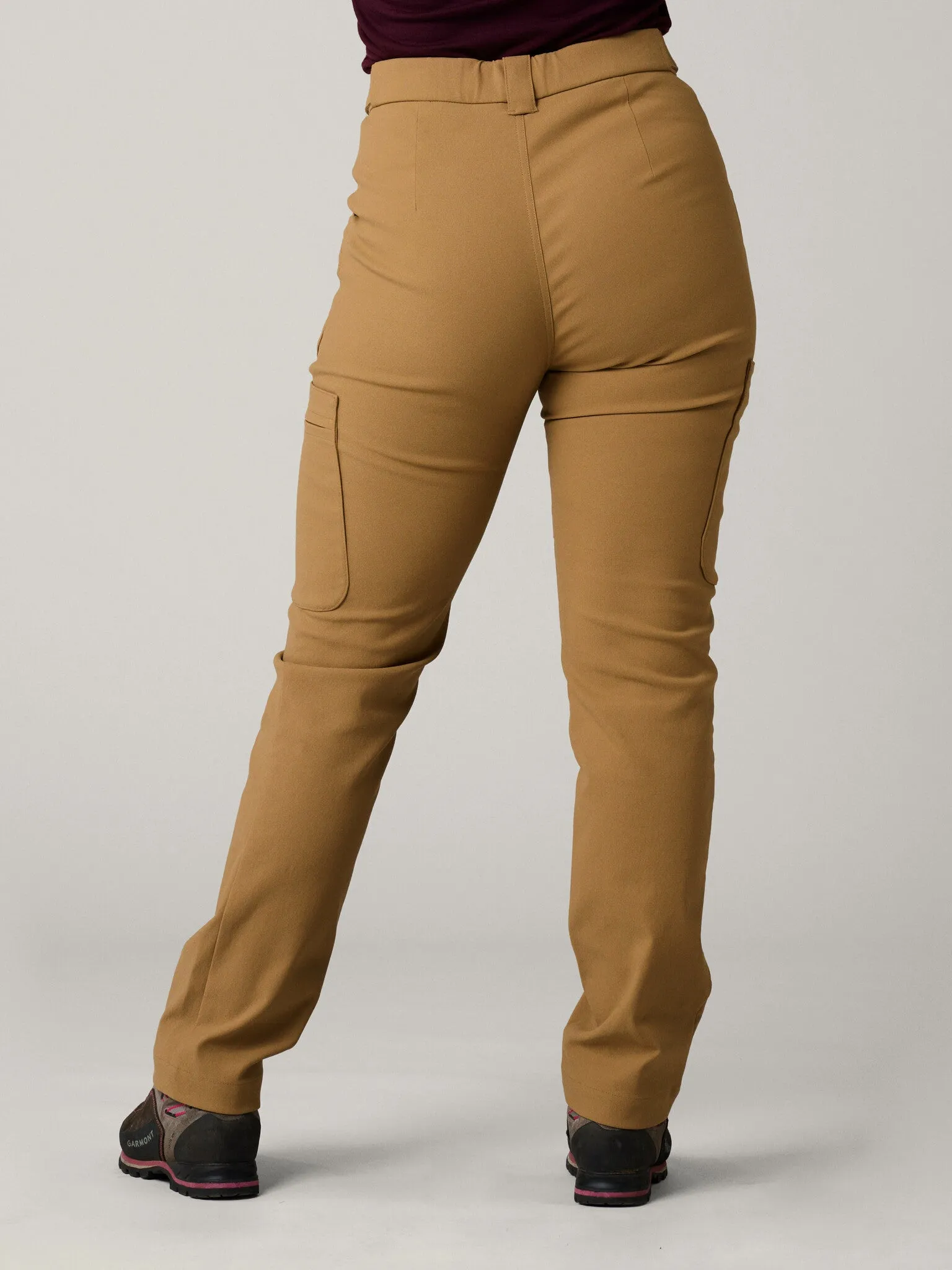 Amelia Hiking Pants with Adjustable Waist Camel