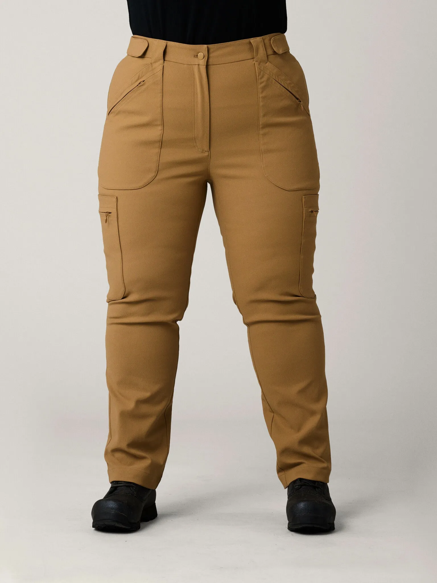 Amelia Hiking Pants with Adjustable Waist Camel