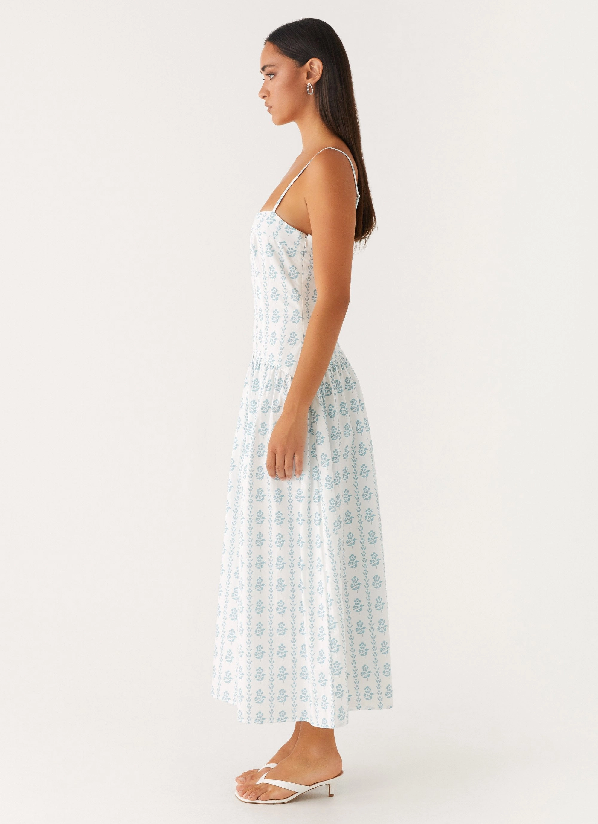 Amelie Midi Dress - Sweet Daydream Print Fashion Look