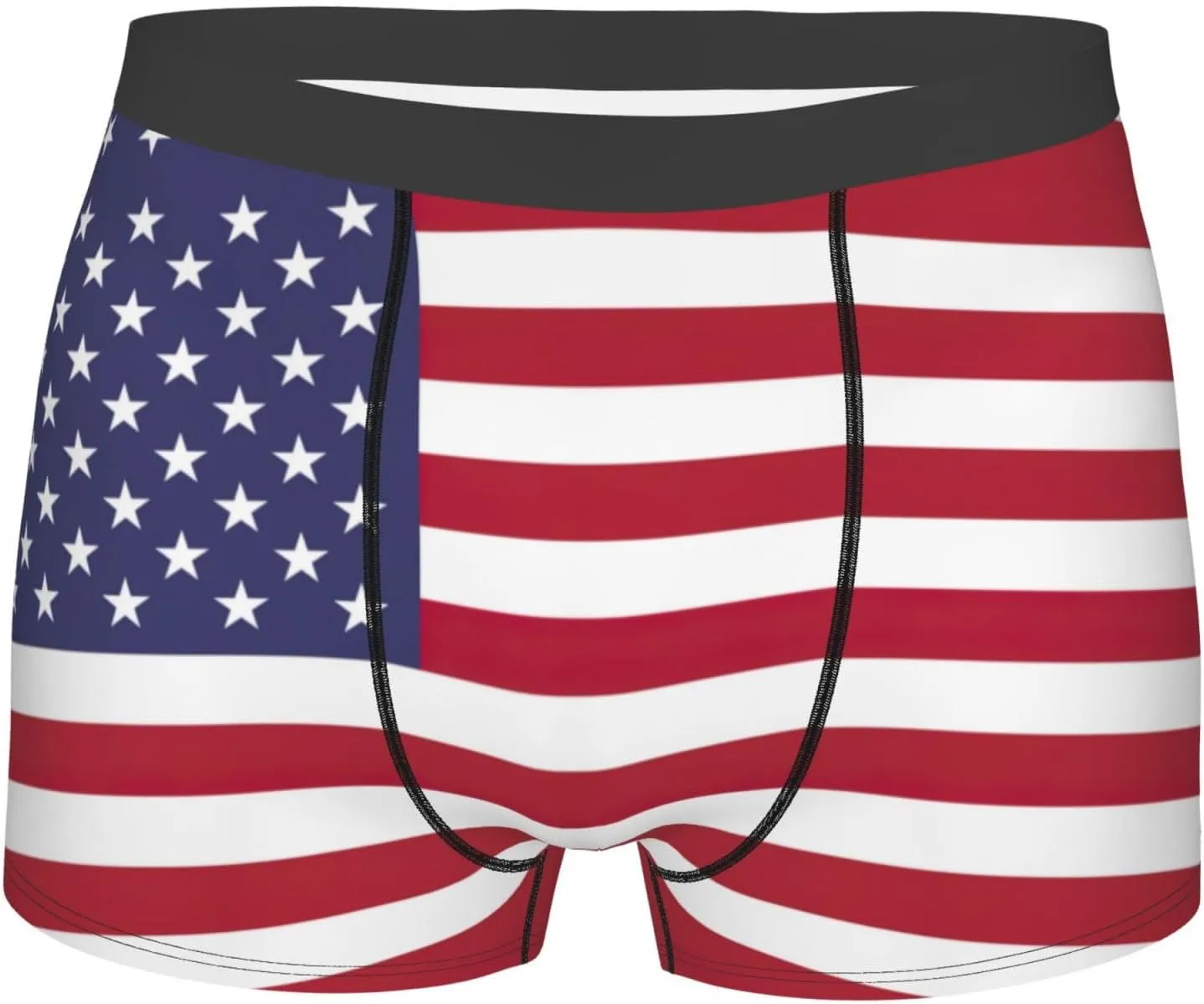 American flag Boxer Briefs, Moisture Wicking & Breathable,Underwear for Men