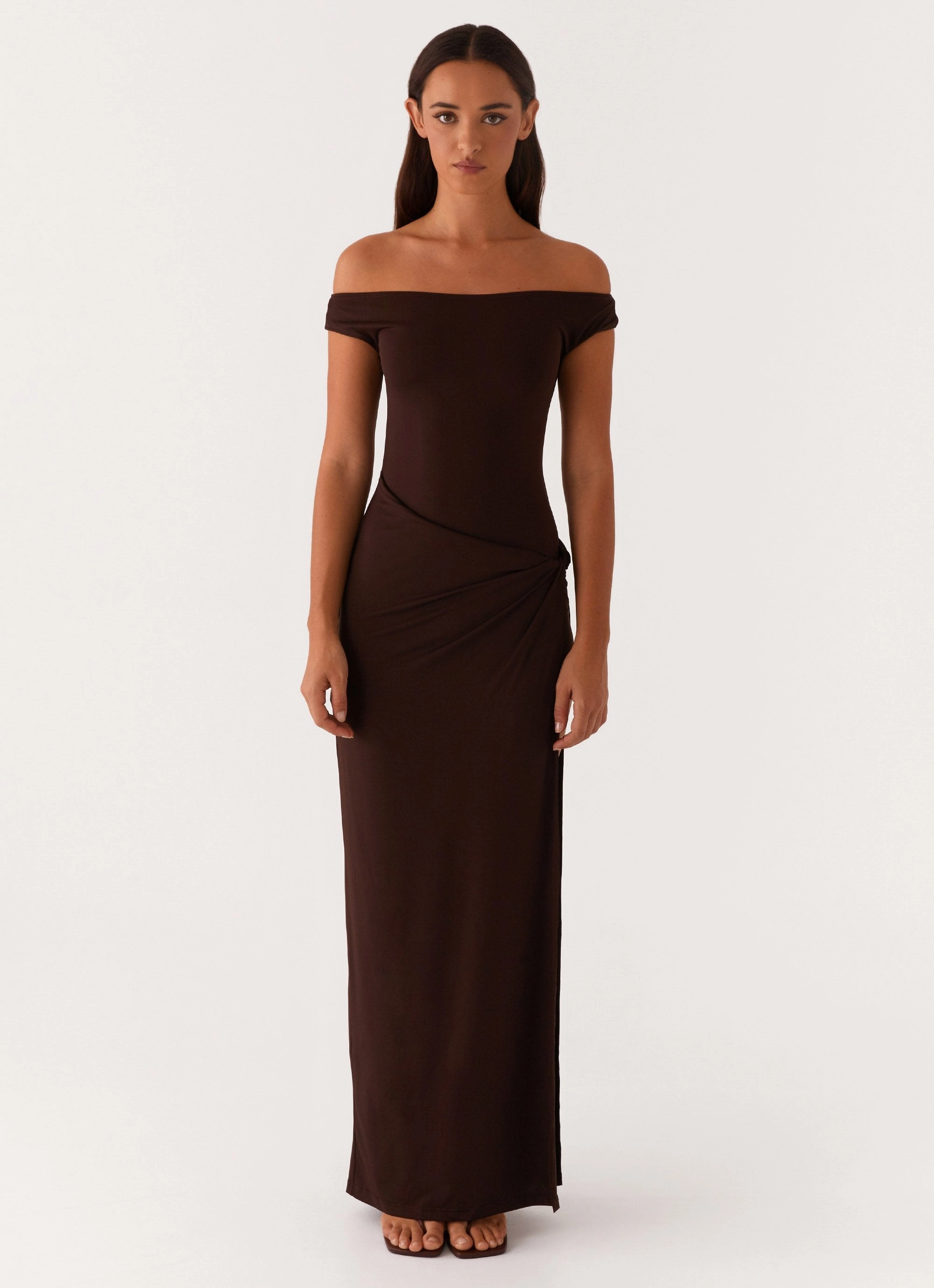 Amerie Maxi Dress - Chocolate Cool Comfort
