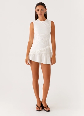 Anders Mini Dress - White Special-Occasion