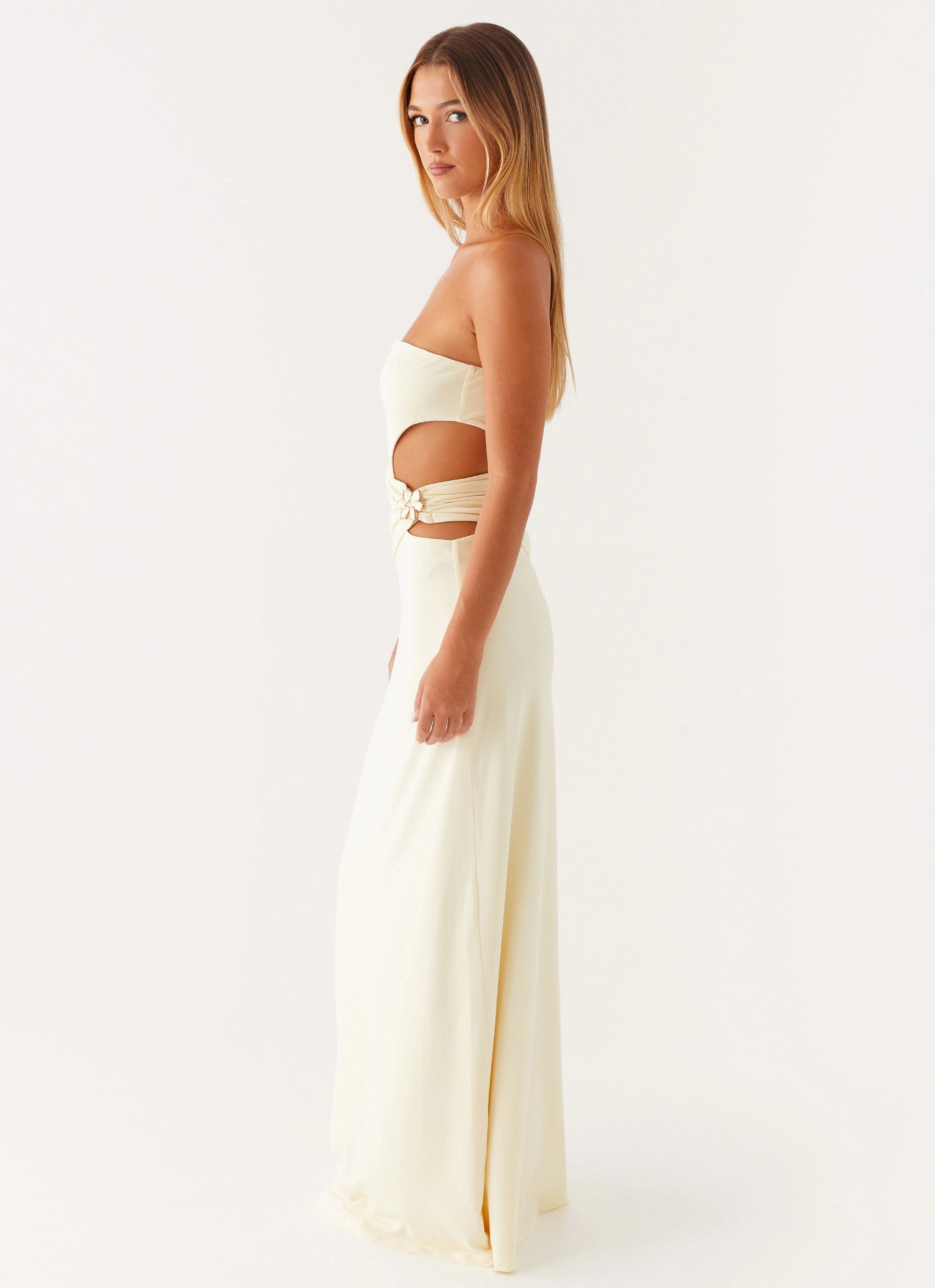 Stylish Touch Cozy Vibes Anetta Maxi Dress - Yellow