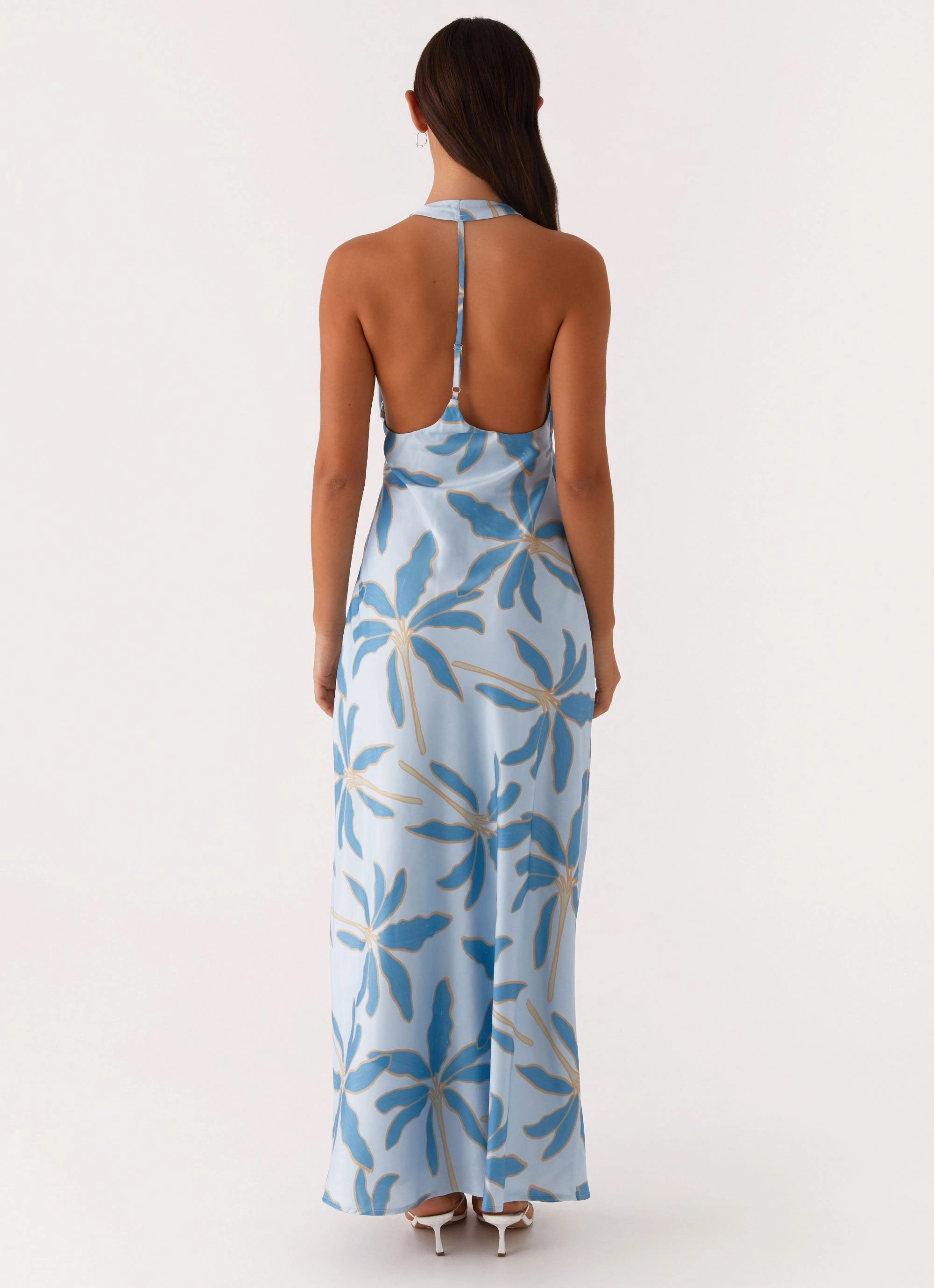 Angie Maxi Dress - Opulent Blue Day Outfit