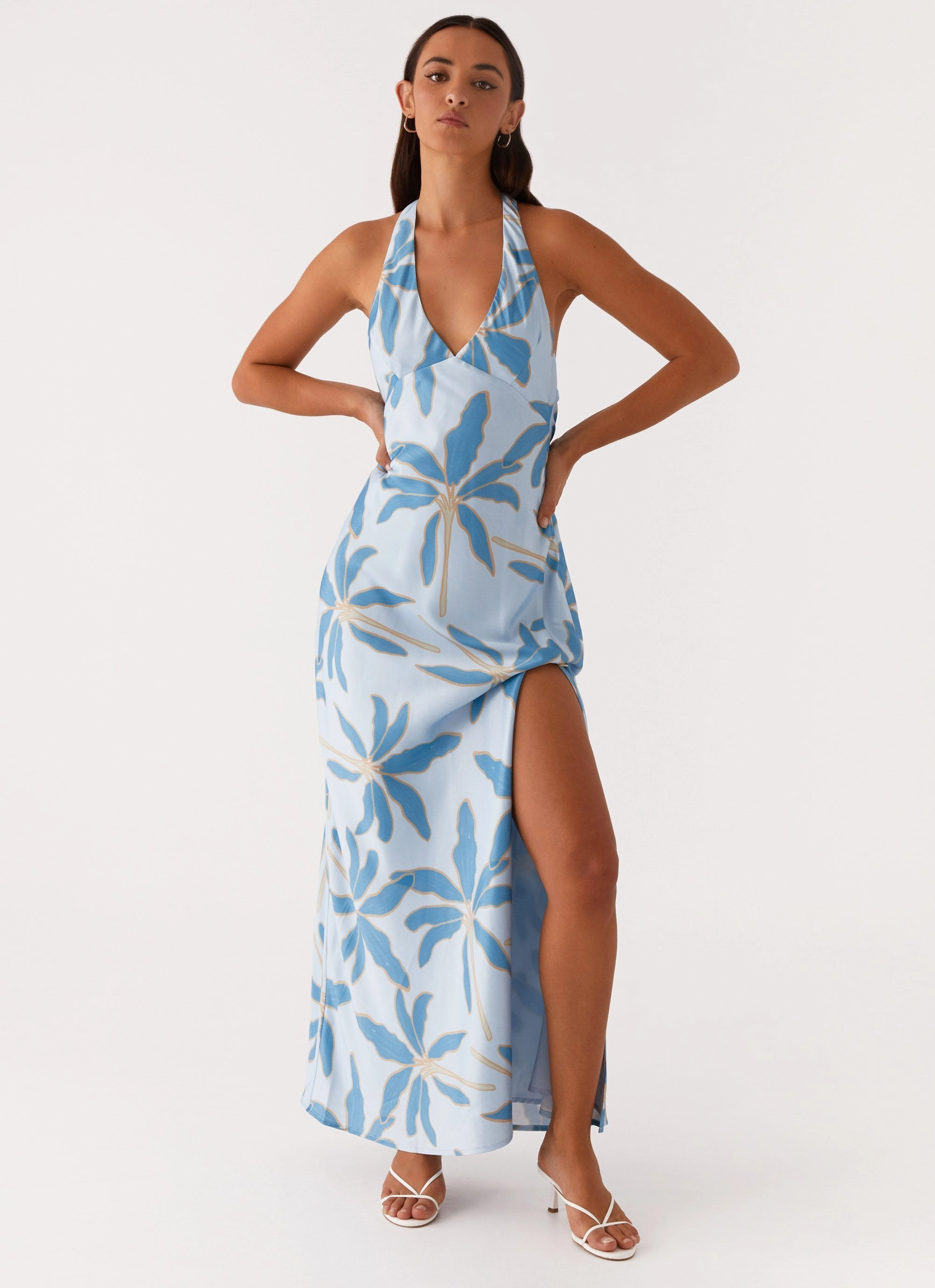 Angie Maxi Dress - Opulent Blue Boxy-Style