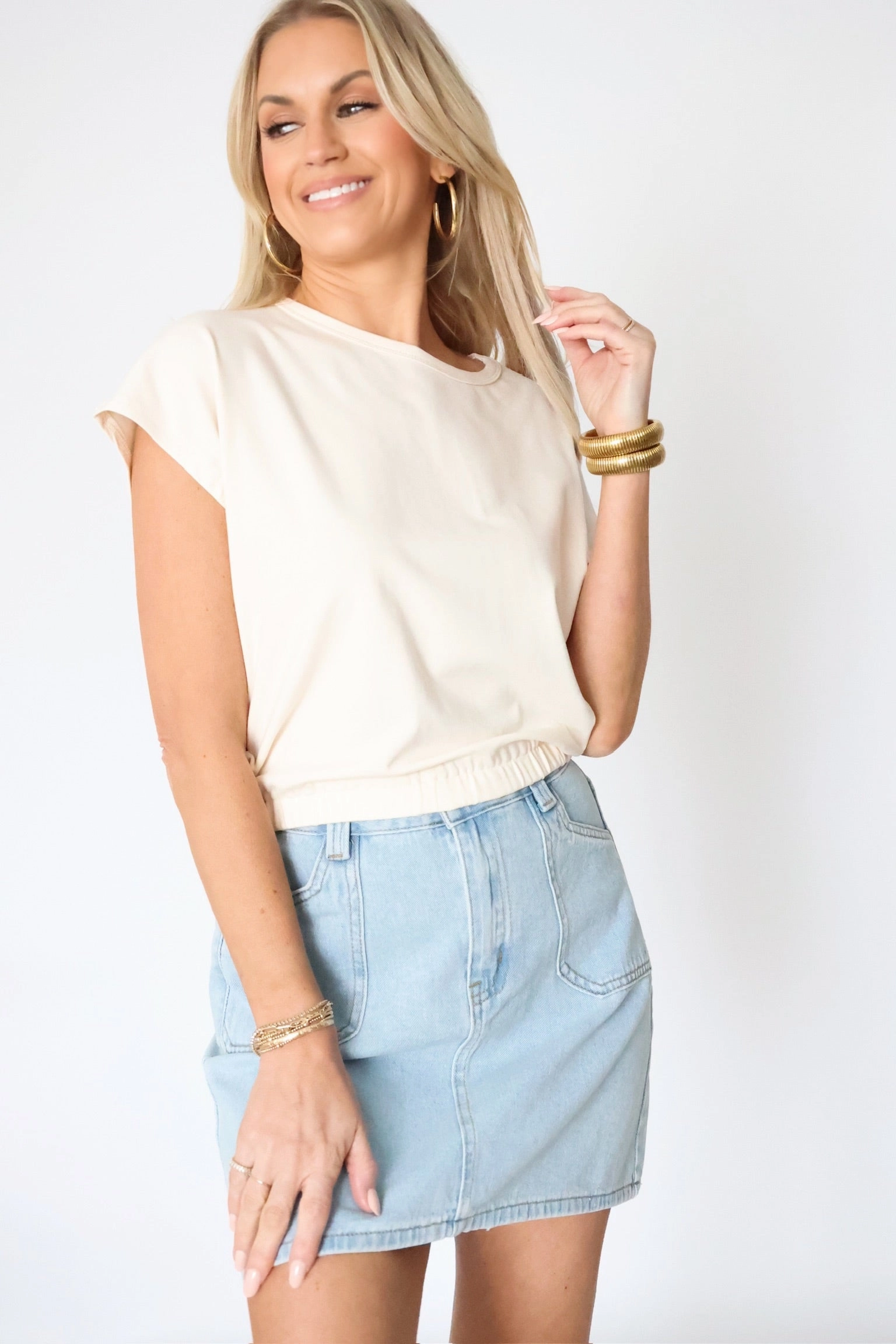 FoamReinforcedCollar HypoallergenicMaterial Annalee Skirt