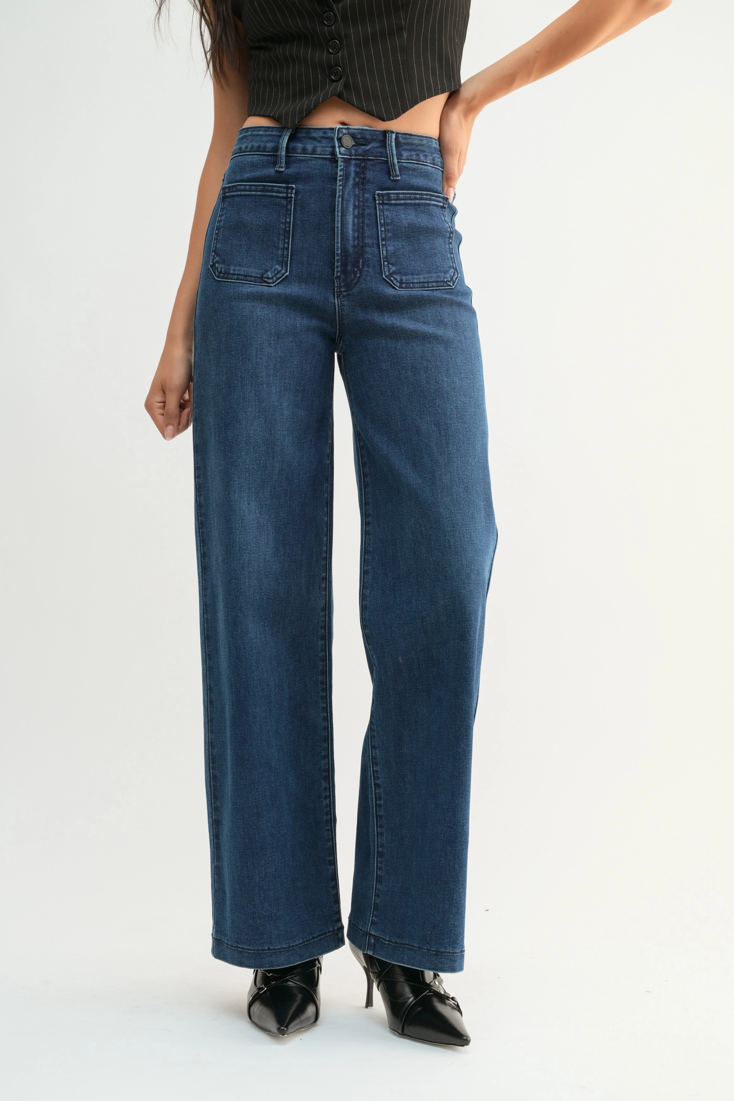 Annsley Jeans VNeckline NonIrritatingEdges