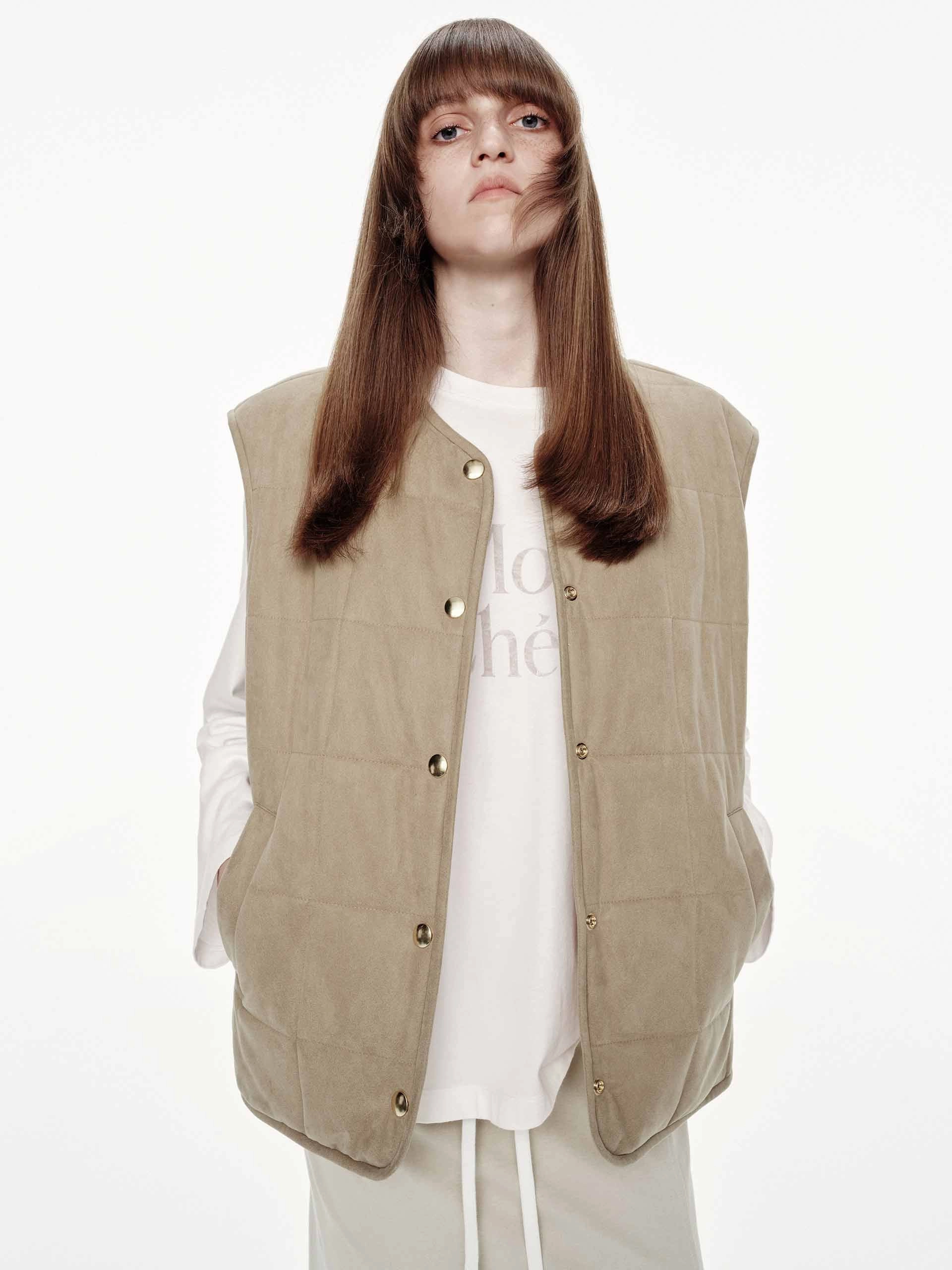 Autumn Wear Smart Casual Reversible Sleeveless Down Jacket