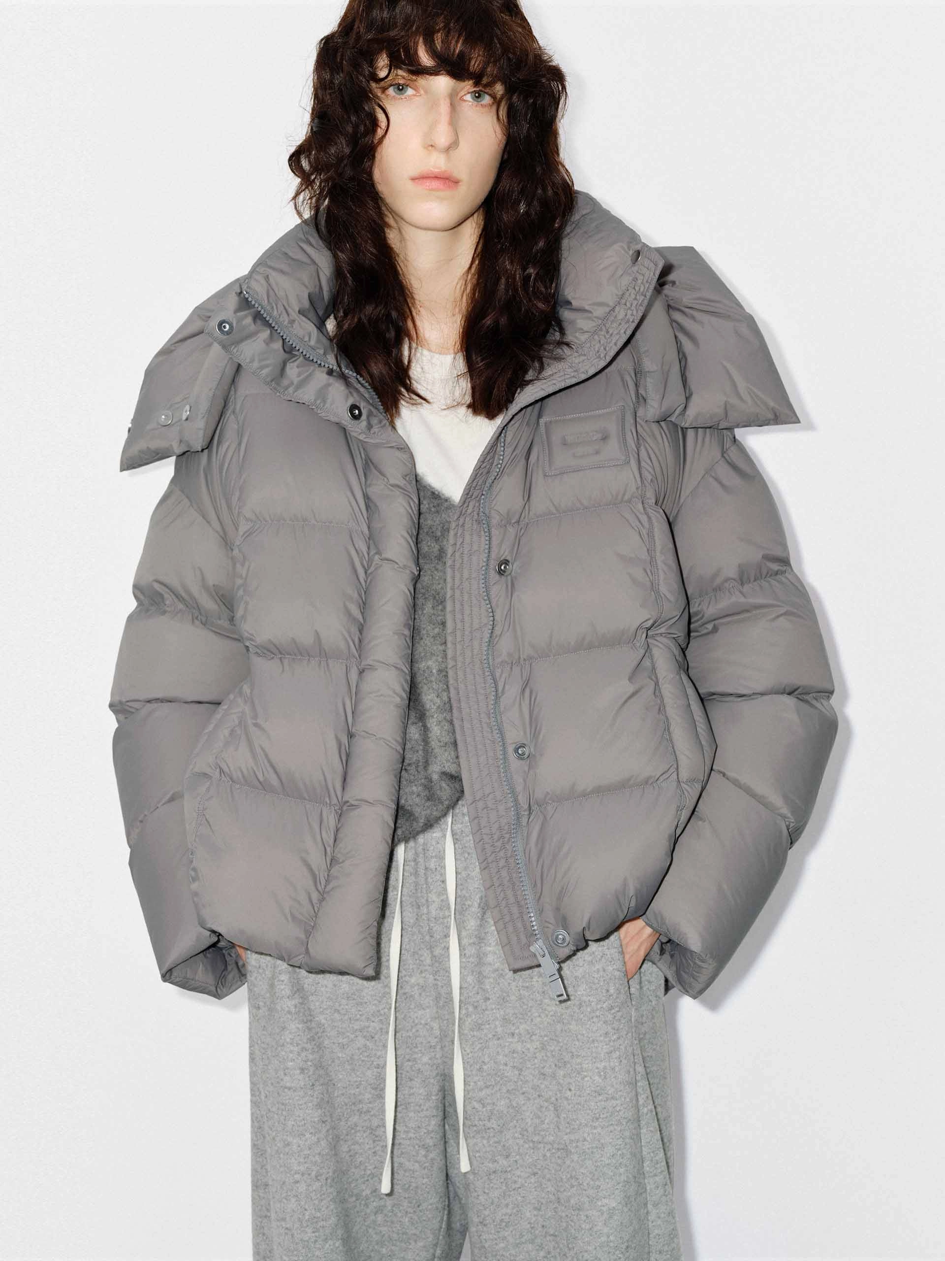 Relaxed City Style AllDay Comfort Design Cropped Hooded Puffer Jacket