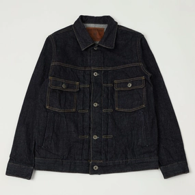 Convertible 2 In 1 Function Weight Distribution System ONI Denim 02516P 15oz Type II Denim Jacket - Rinsed