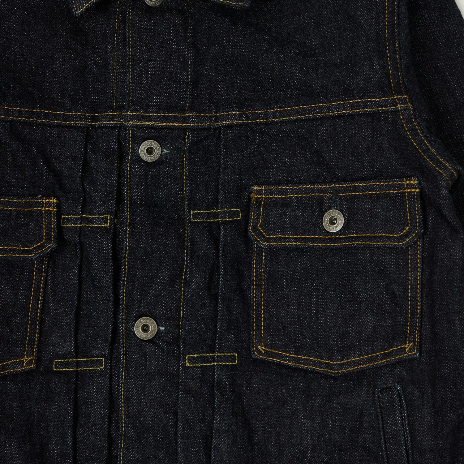 ONI Denim 02516P 15oz Type II Denim Jacket - Rinsed All Year