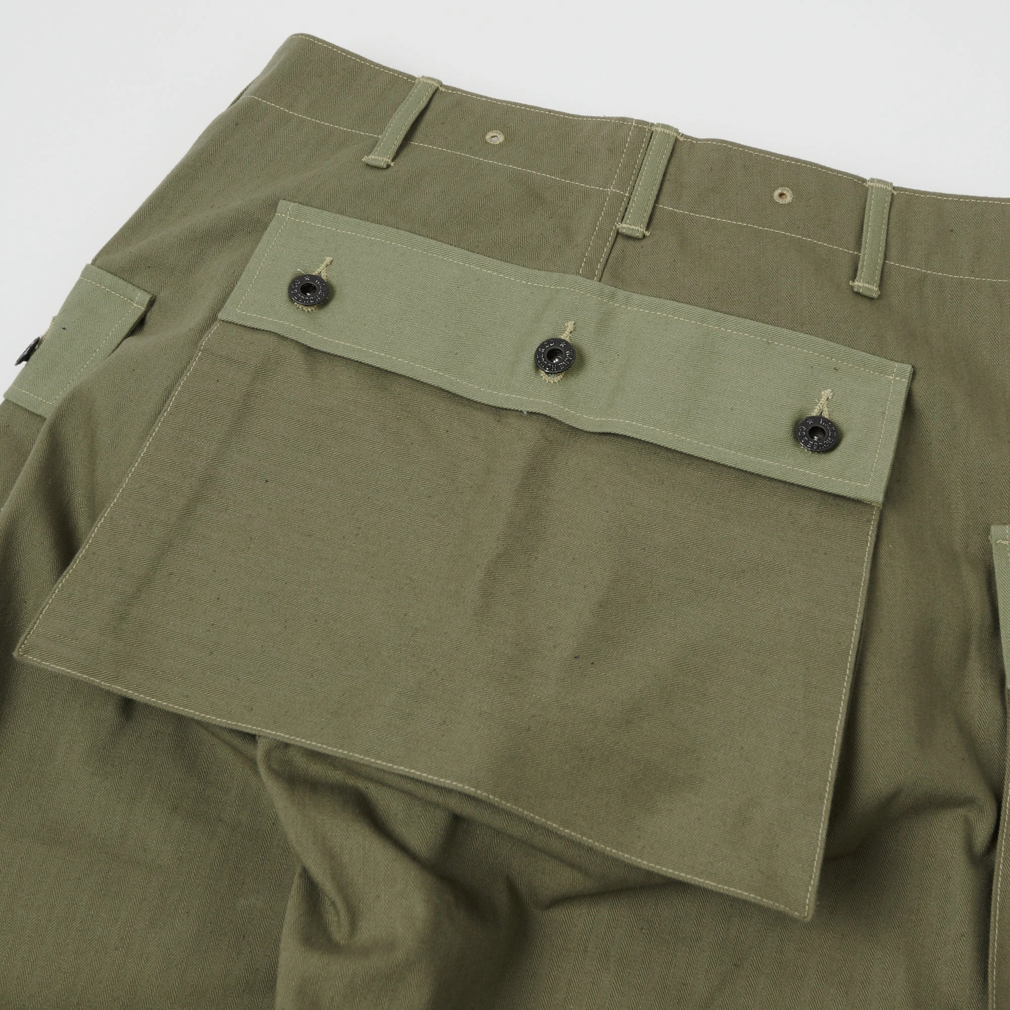 Core Utility Warehouse & Co 1097 U.S.M.C. Herringbone Twill Monkey Pant - Olive Drab