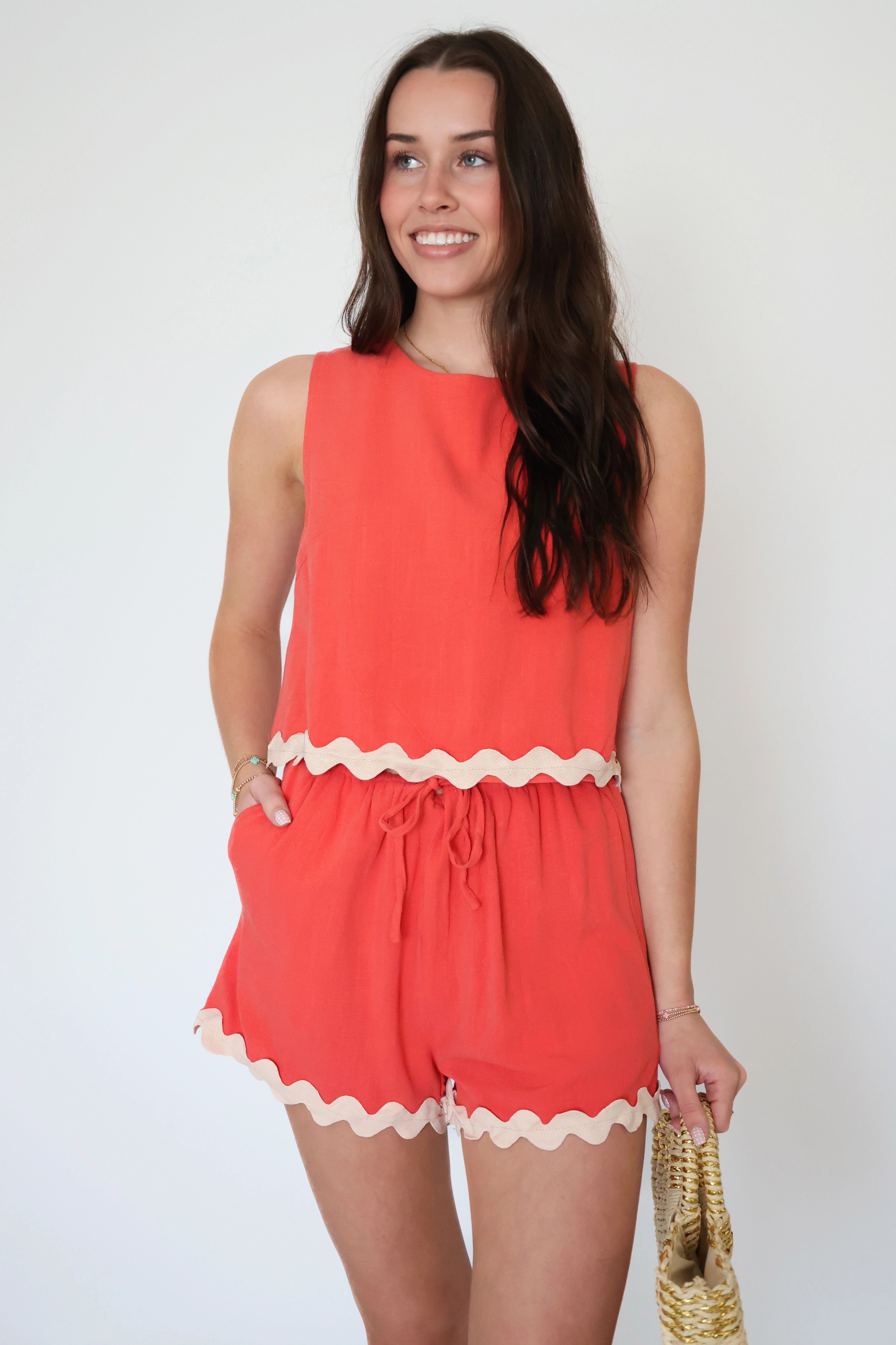 Caroline Set (FINAL SALE) Durable Chainstitch Flexible Knit Blend