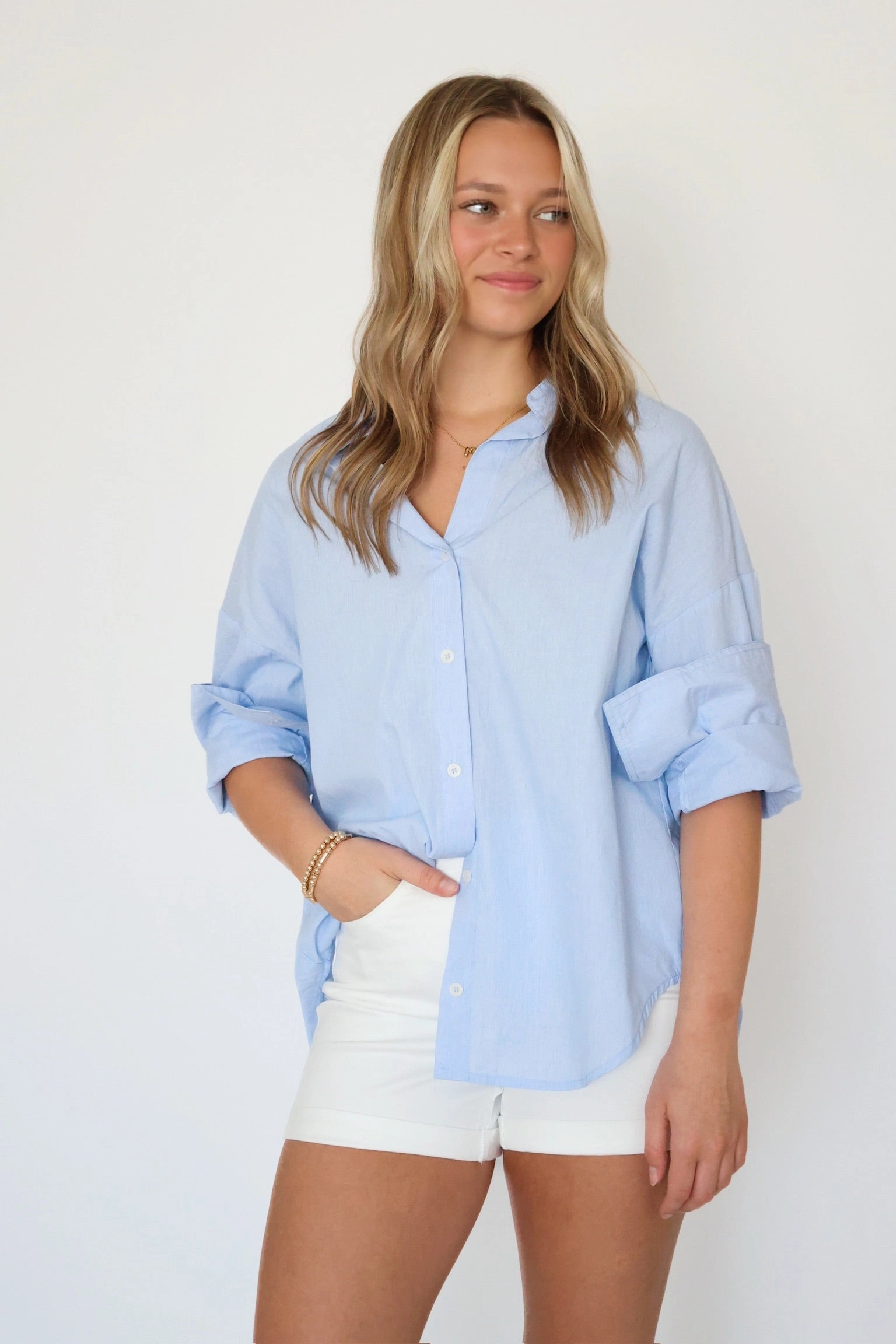 OdorResistantTechnology Boston Pinstripe Top