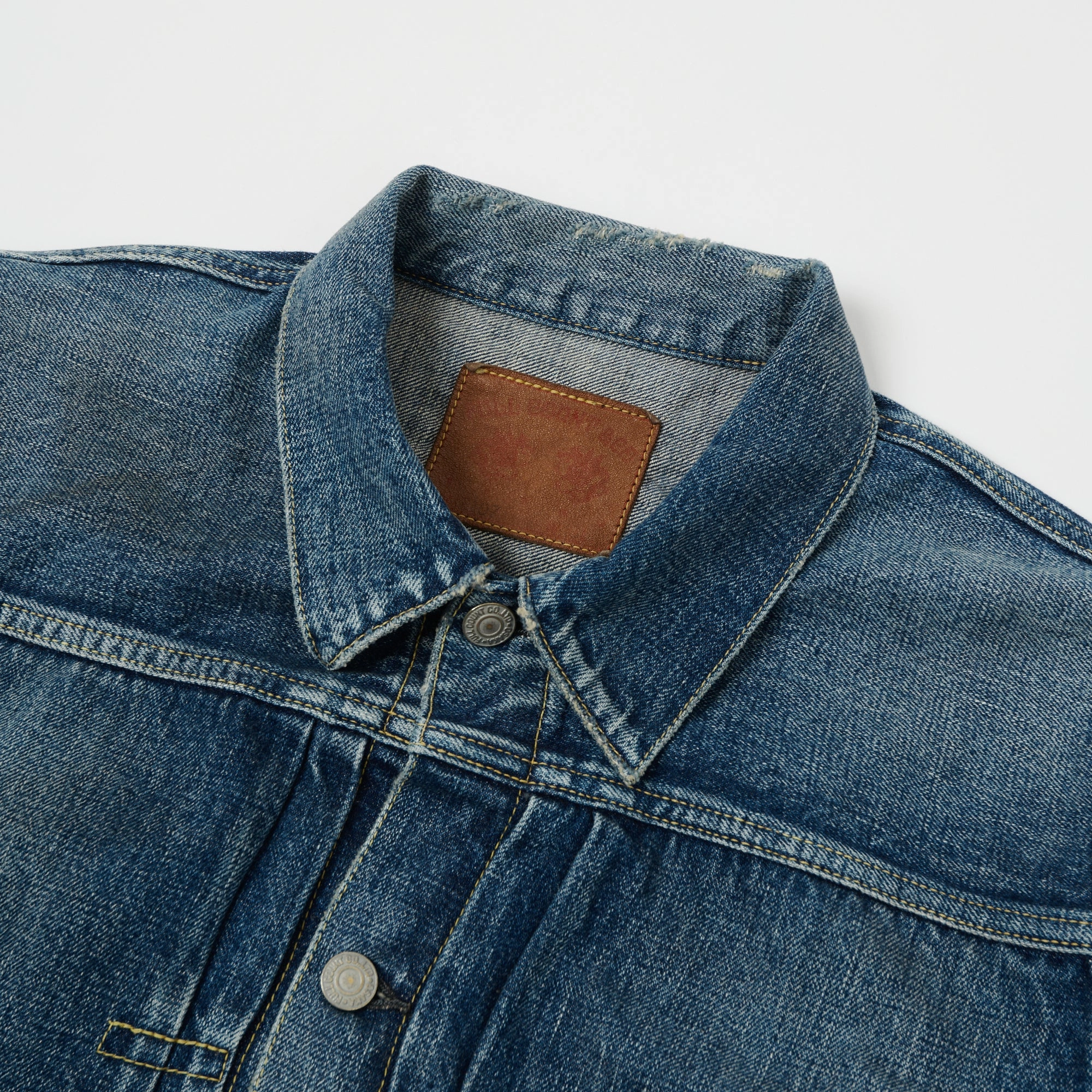 Full Count 2107 13.75oz Type I Denim Jacket - 'Dartford' Wash Easy Layering