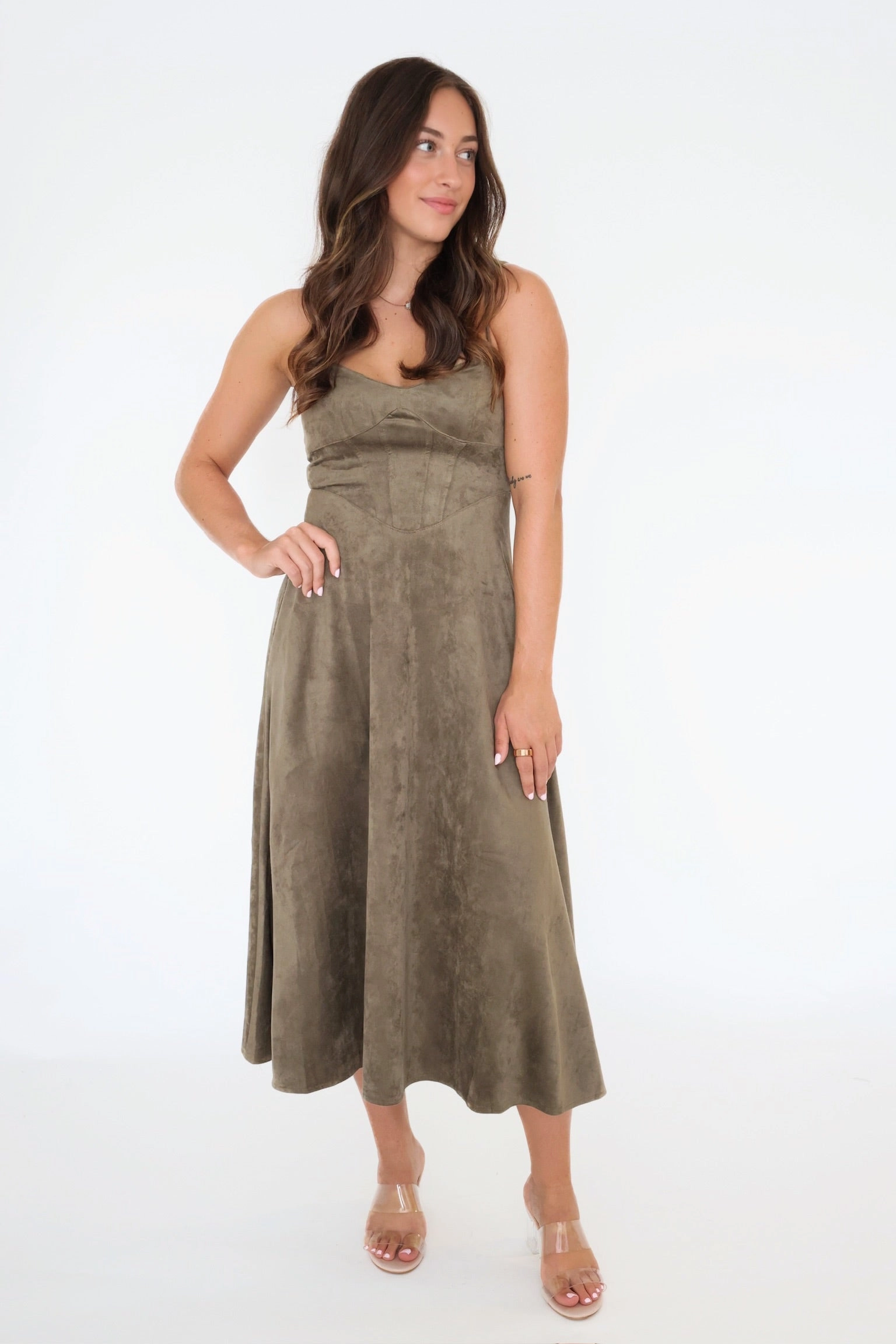 Four Way Stretch Material NonToxic Certification Approved Dress