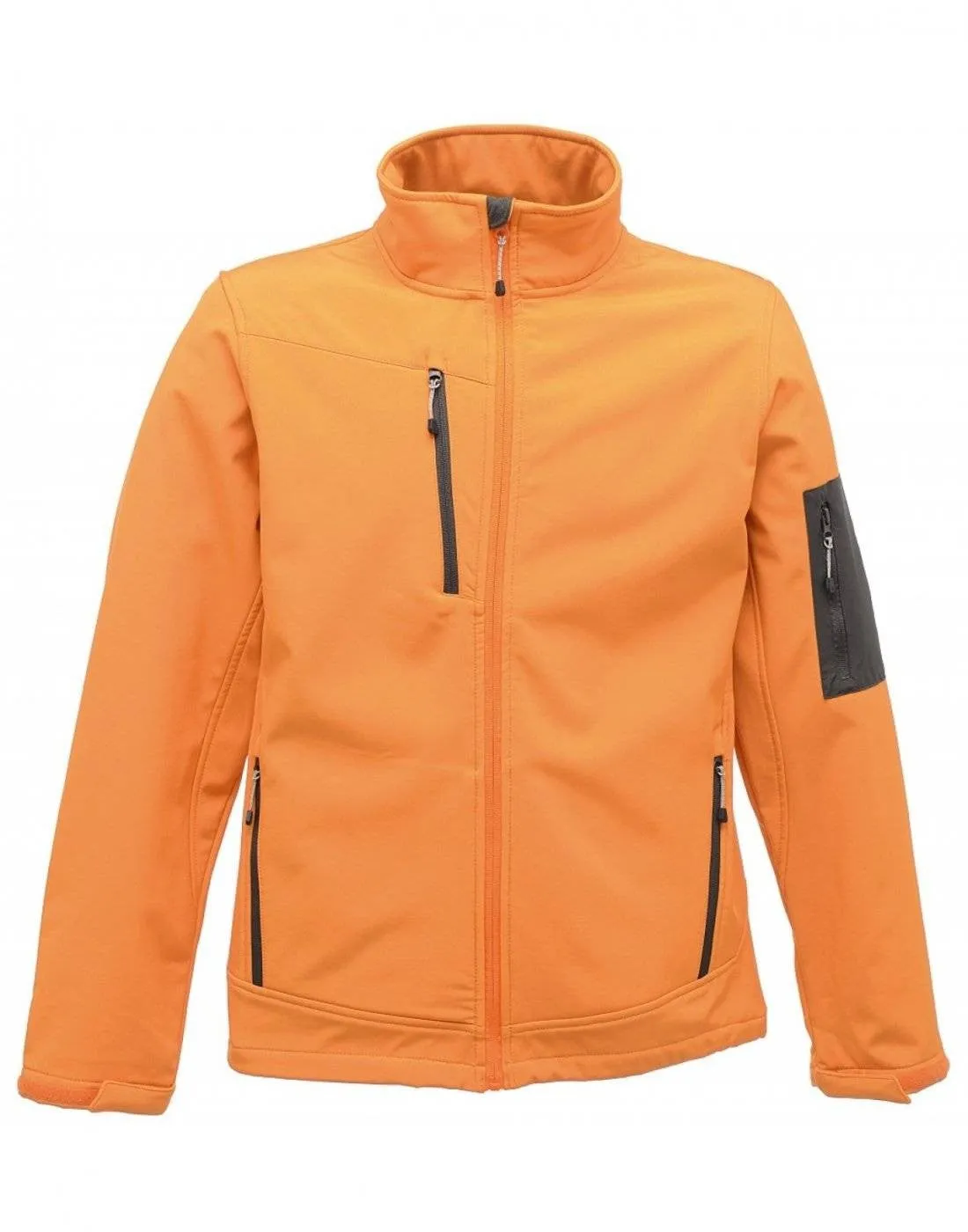 Arcola 3 layer softshell | SUN ORANGE/SEAL GREY