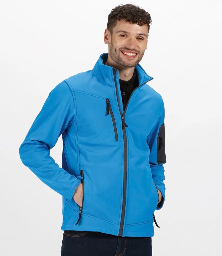 Arcola 3 layer softshell | SUN ORANGE/SEAL GREY