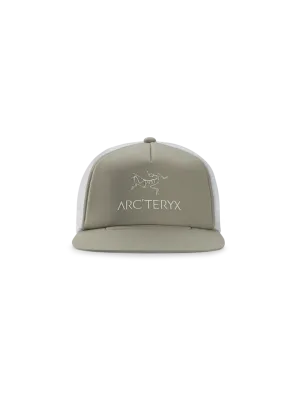 Arcteryx Logo Trucker Flat Hat (Unisex) Forage