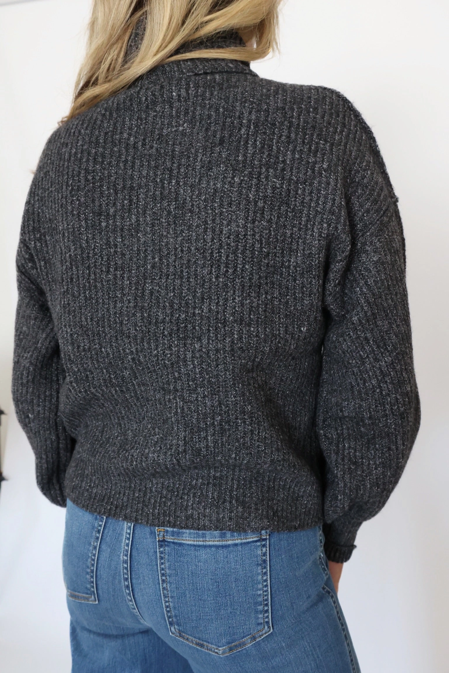 Ariana Sweater- Black (FINAL SALE) Bamboo Derived Material
