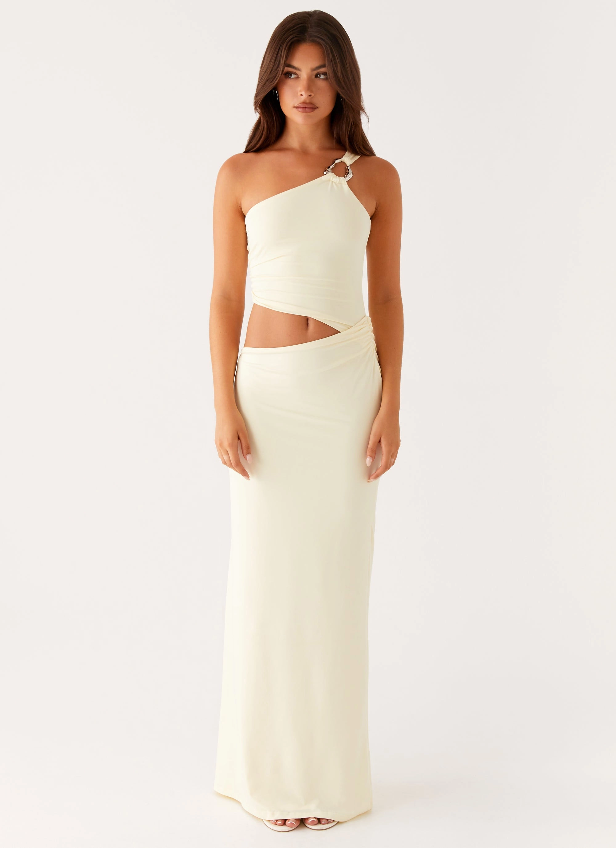 Fitted Shape Peta Maxi Dress - Yellow