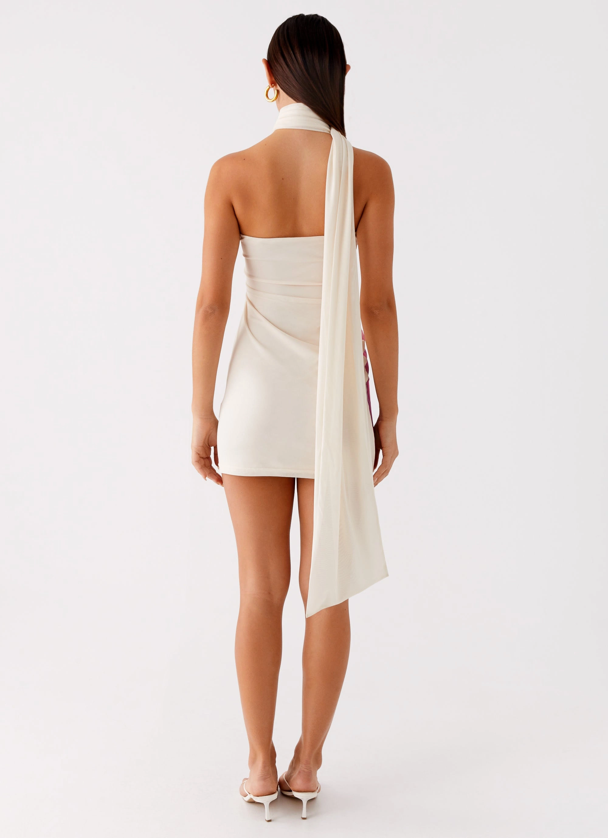 Convertible-Style Arcadia Mini Dress - Ivory