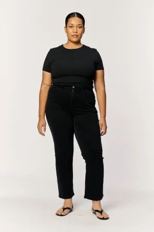 ASE PLUS STRETCH - STRAIGHT | JET BLACK