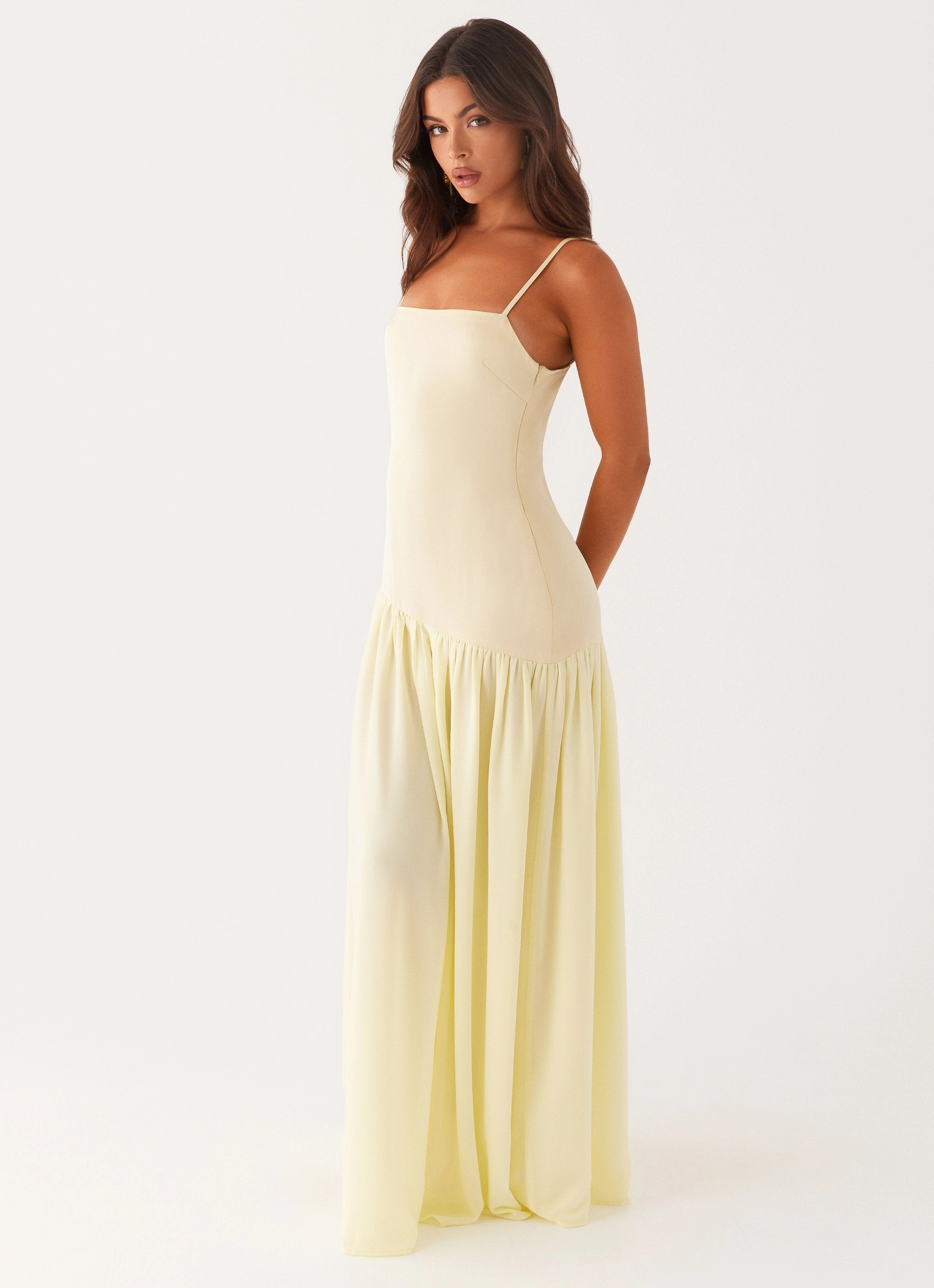 Asteria Maxi Dress - Yellow bold appearance City Flow