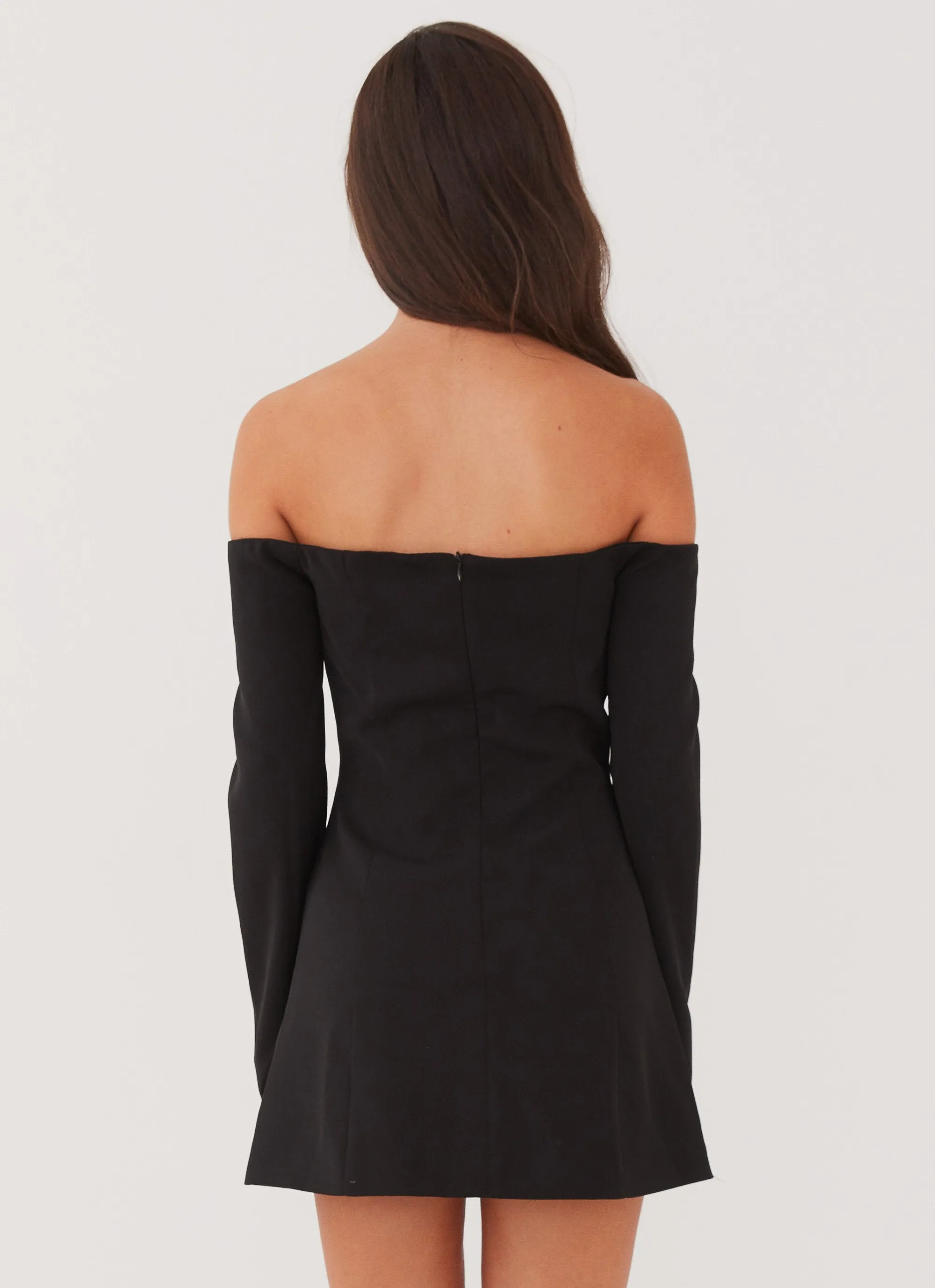 Tall Fit Vacation Vibes Dominique Blazer Mini Dress - Black