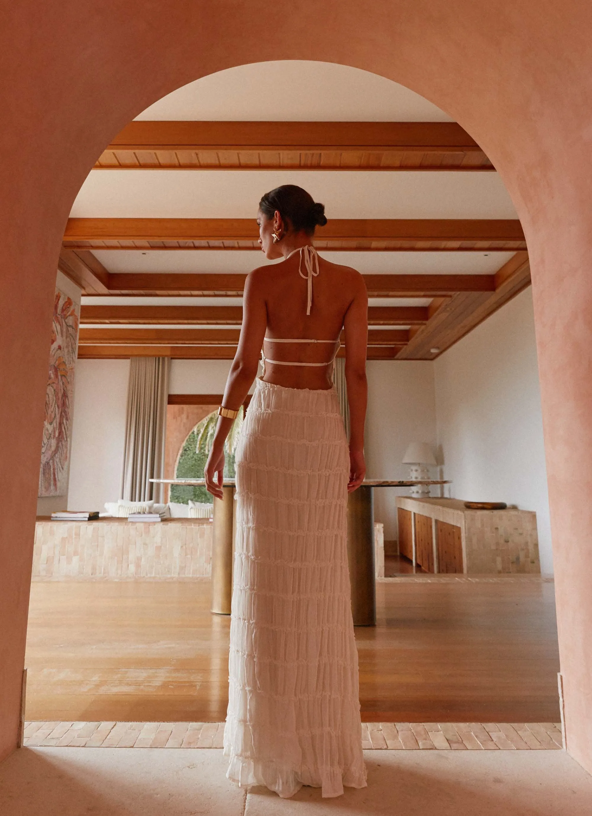 Urban Style Aullie Maxi Dress - Ivory