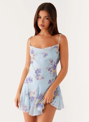 Comfortable fit Sheer Look Austen Mini Dress - Print