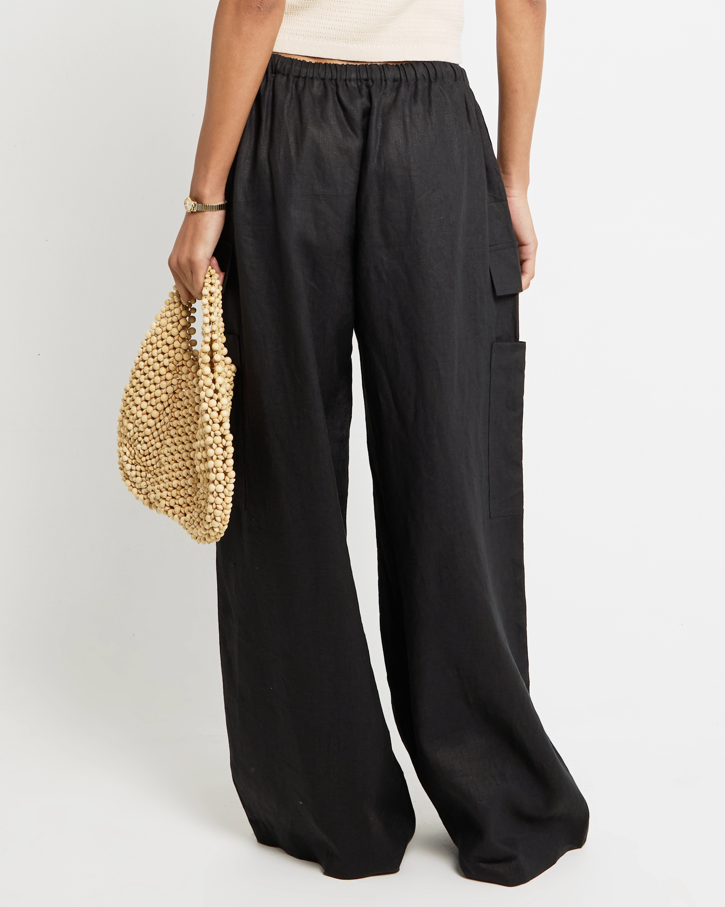 Urban Flex Practical Style Ayden Linen Pant