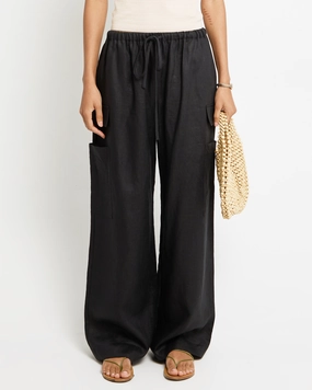 Adjustable Belt Loops Ayden Linen Pant