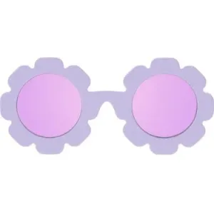 Babiators Polarized Flower Irresistible Iris Lavender Mirrored Lens Kids Sunglasses