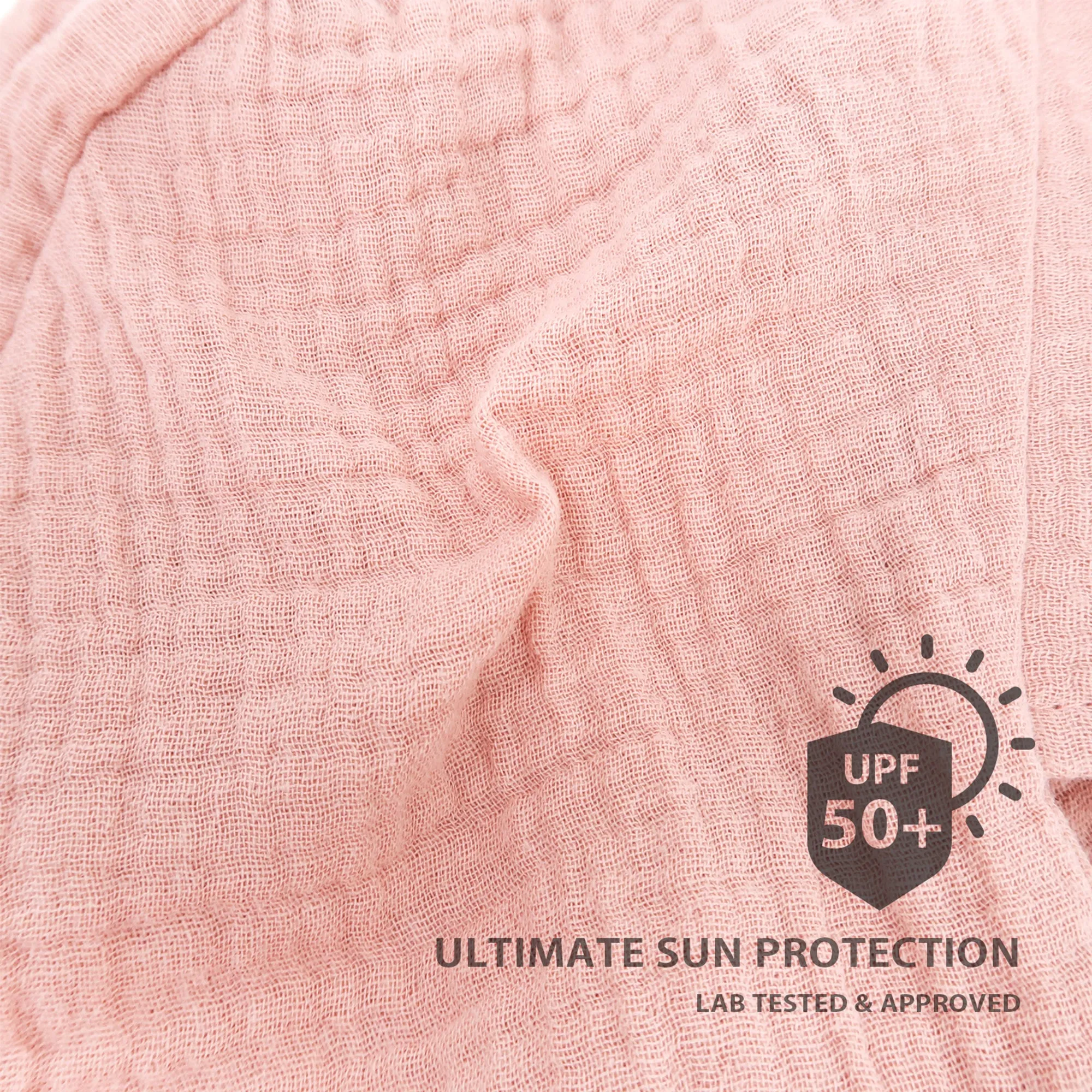 Baby Brimmed Muslin Bonnet UPF 50  Sun Hat | Mint