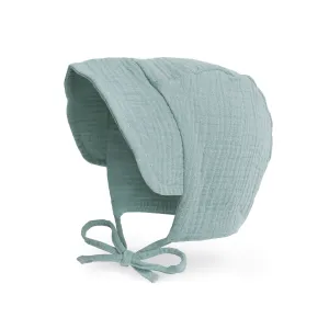 Baby Brimmed Muslin Bonnet UPF 50  Sun Hat | Mint