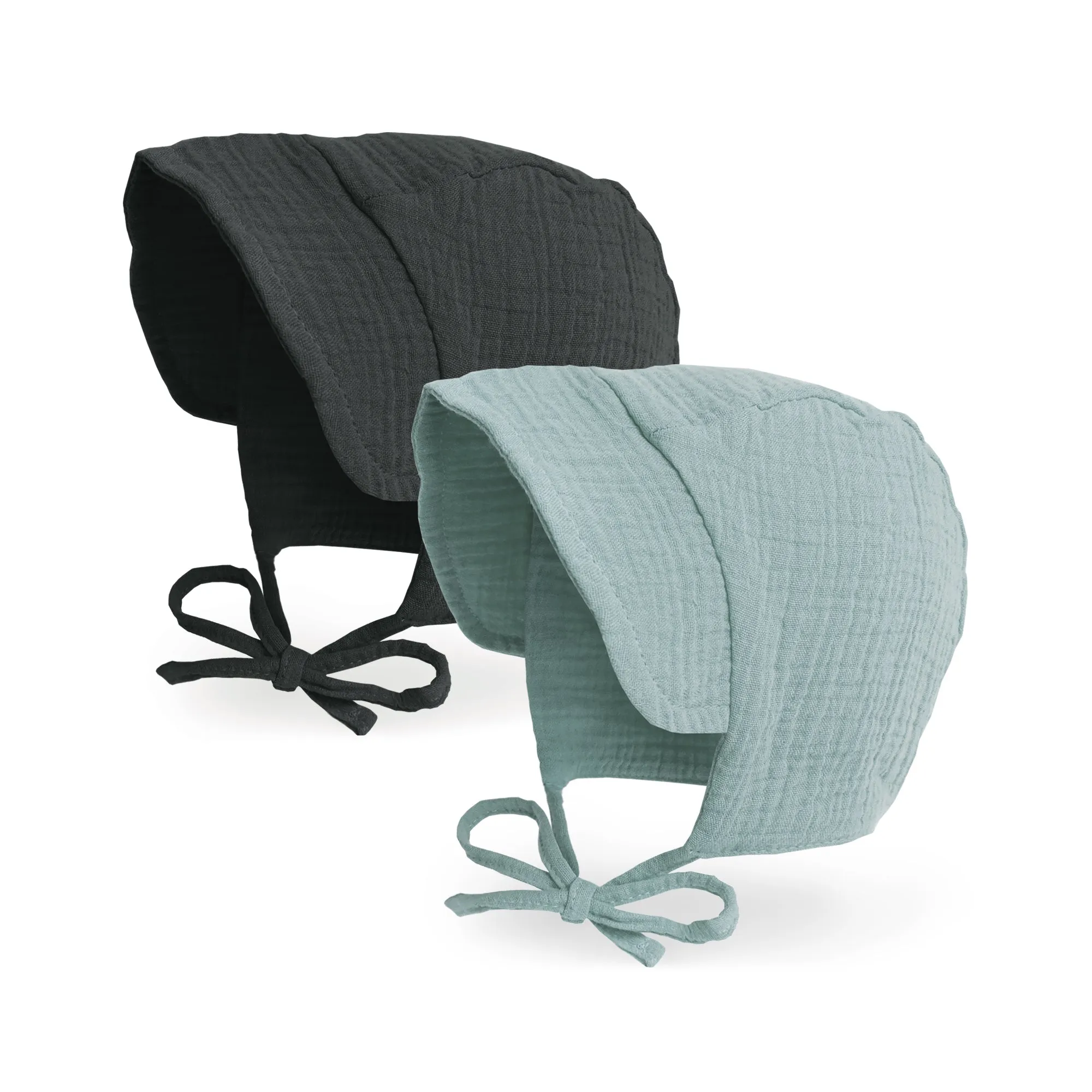 Baby Brimmed Muslin Bonnet UPF 50  Sun Hat | Mint