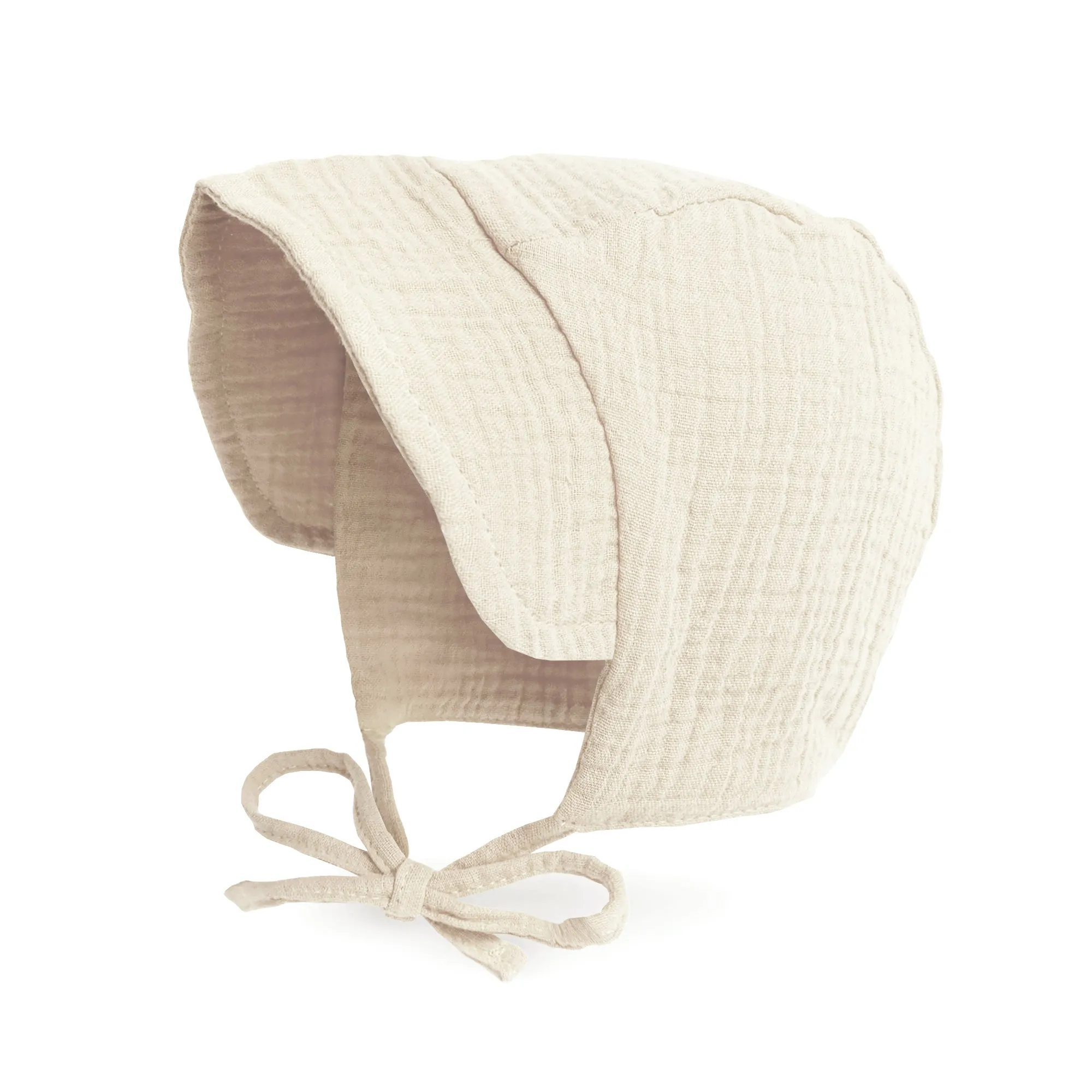 Baby Brimmed Muslin Bonnet UPF 50  Sun Hat | Mint