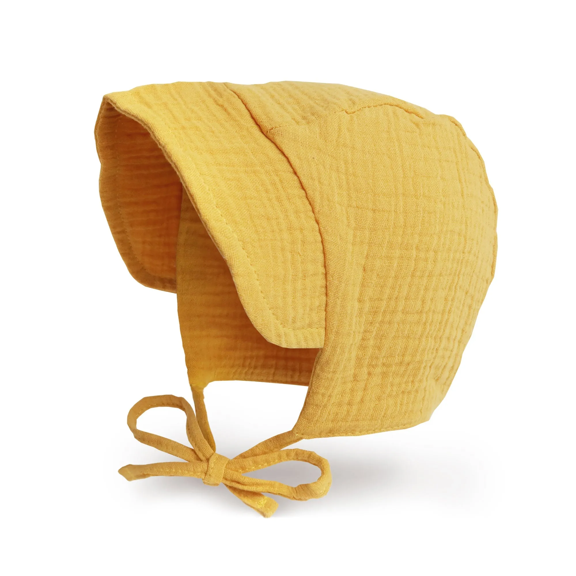Baby Brimmed Muslin Bonnet UPF 50  Sun Hat | Mint