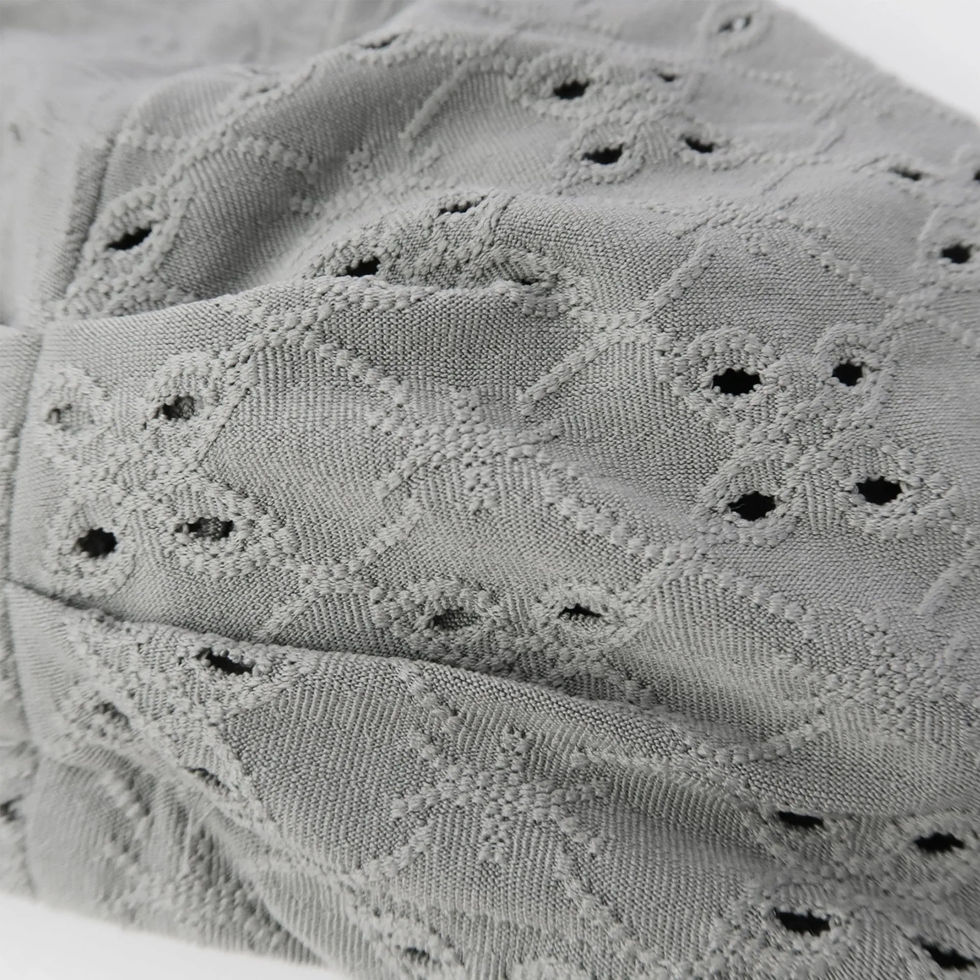 Baby Eyelet Turban Hat Headband | Red